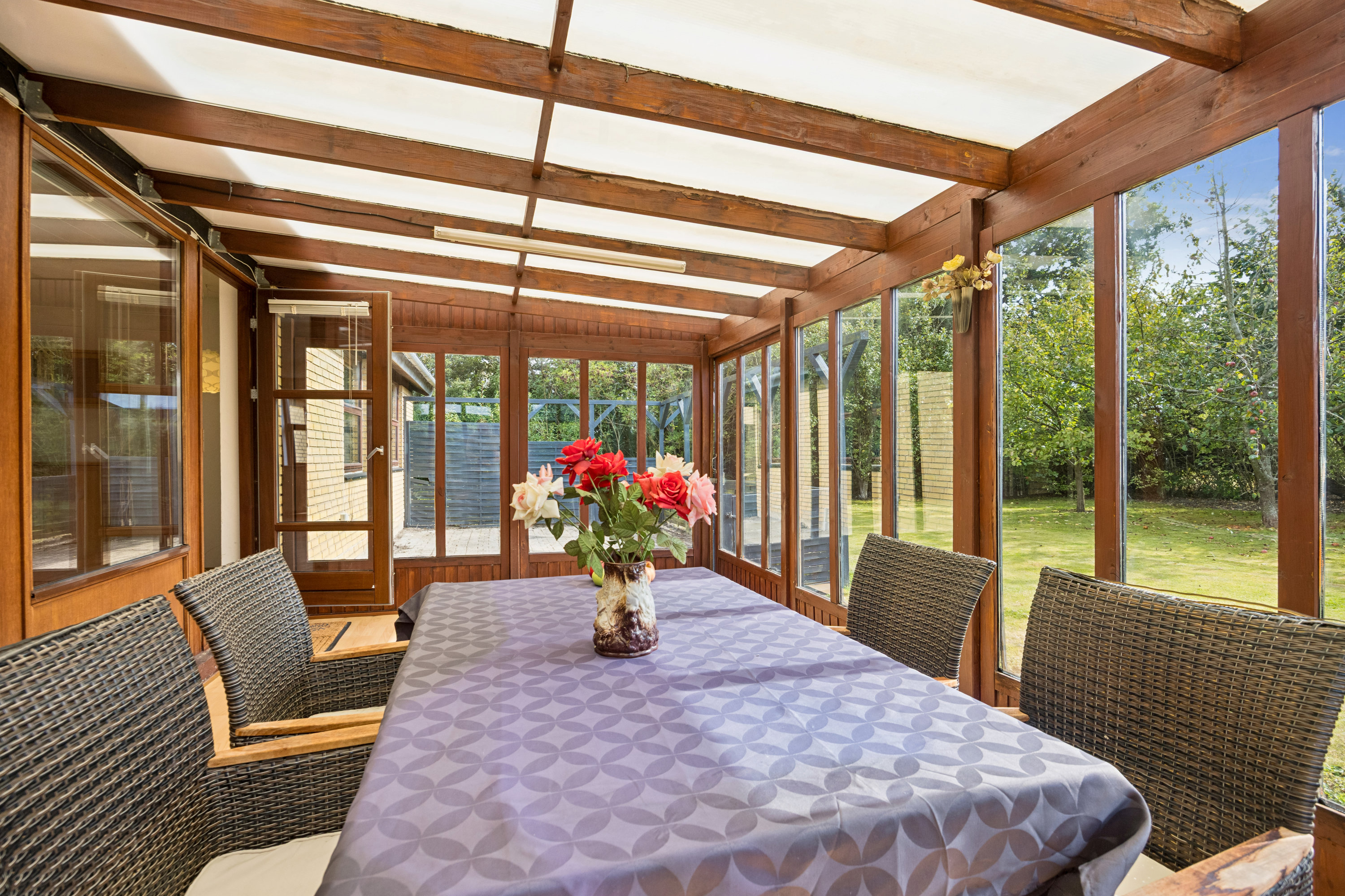 Fremhævet terrasse billede i fuldskærmstilstand. Billede af Strindbergparken 58, 9381 Sulsted