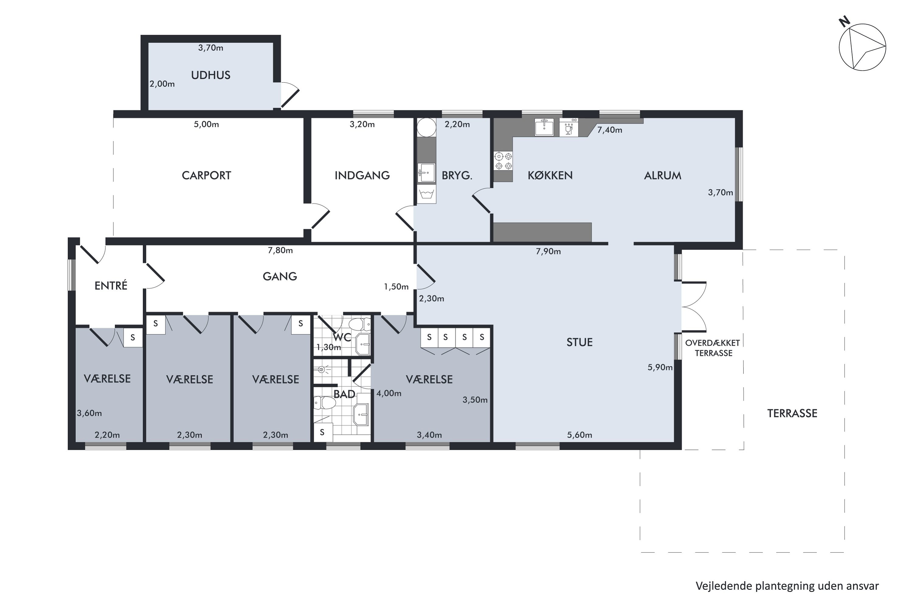 Plantegninger billede af Elmegården 43, 4450 Jyderup
