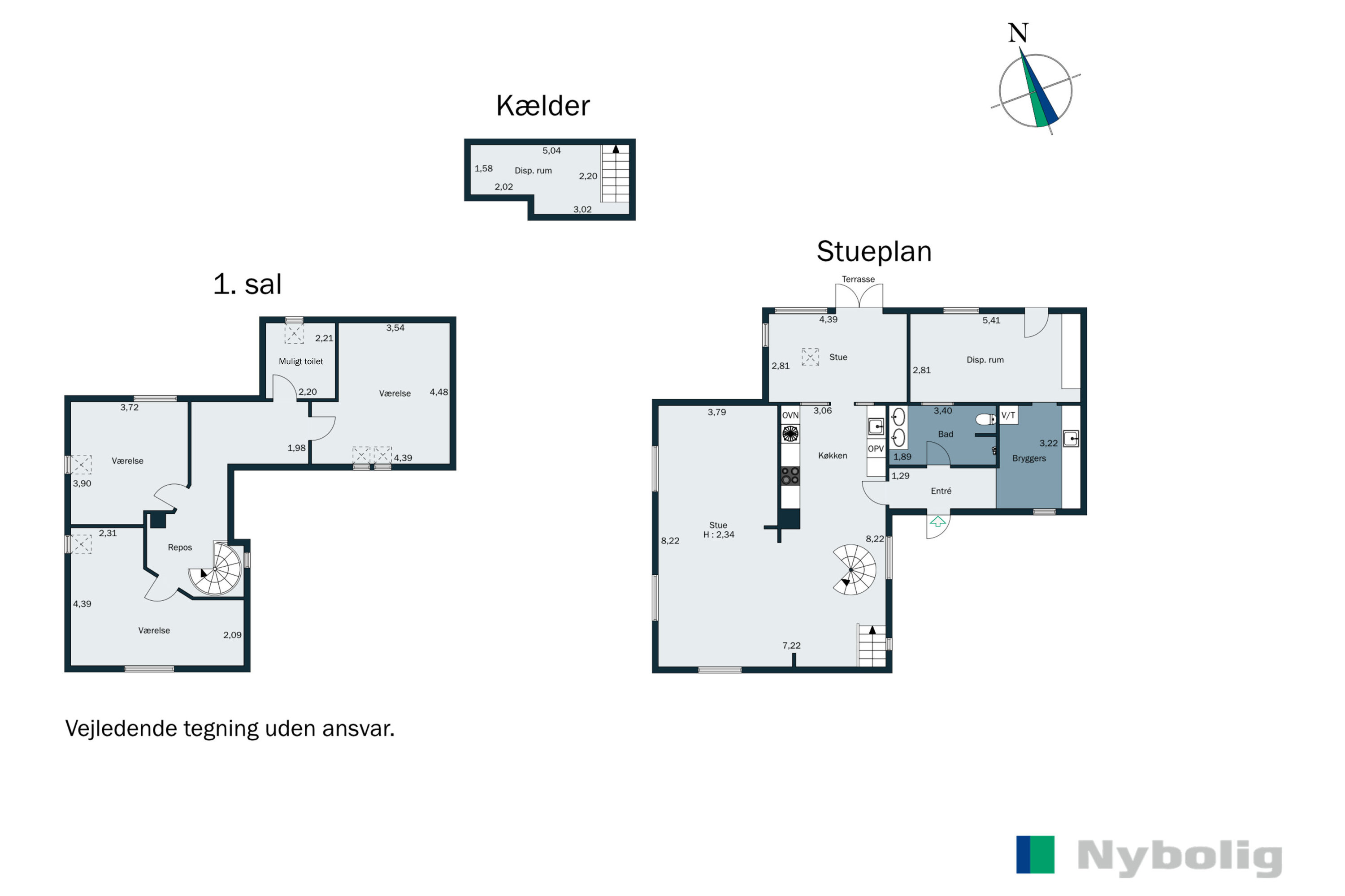 Plantegninger billede af Karolinelundsvej 2, 8752 Østbirk