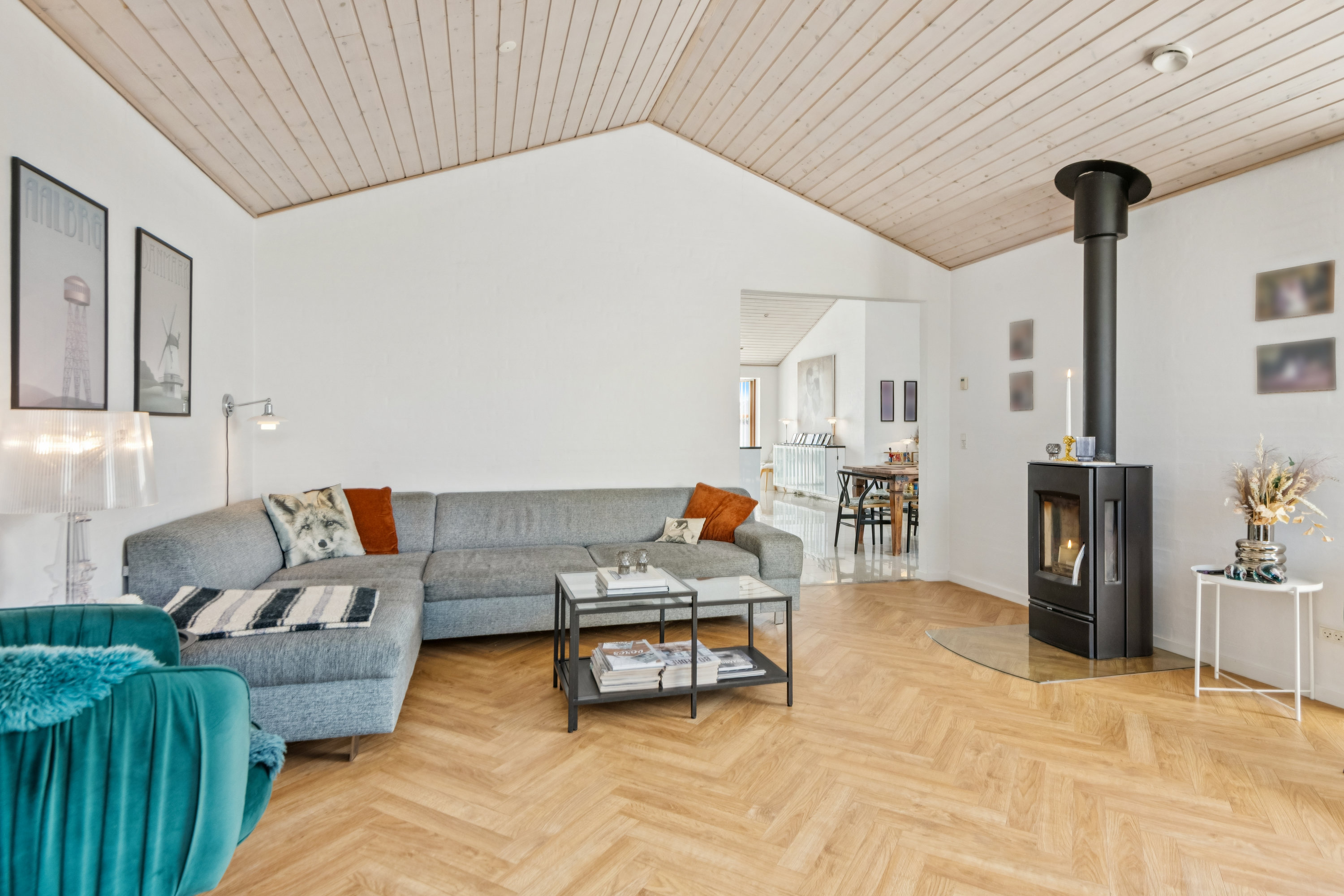 Fremhævet stue billede i fuldskærmstilstand. Billede af Højdedraget 152, 9530 Støvring