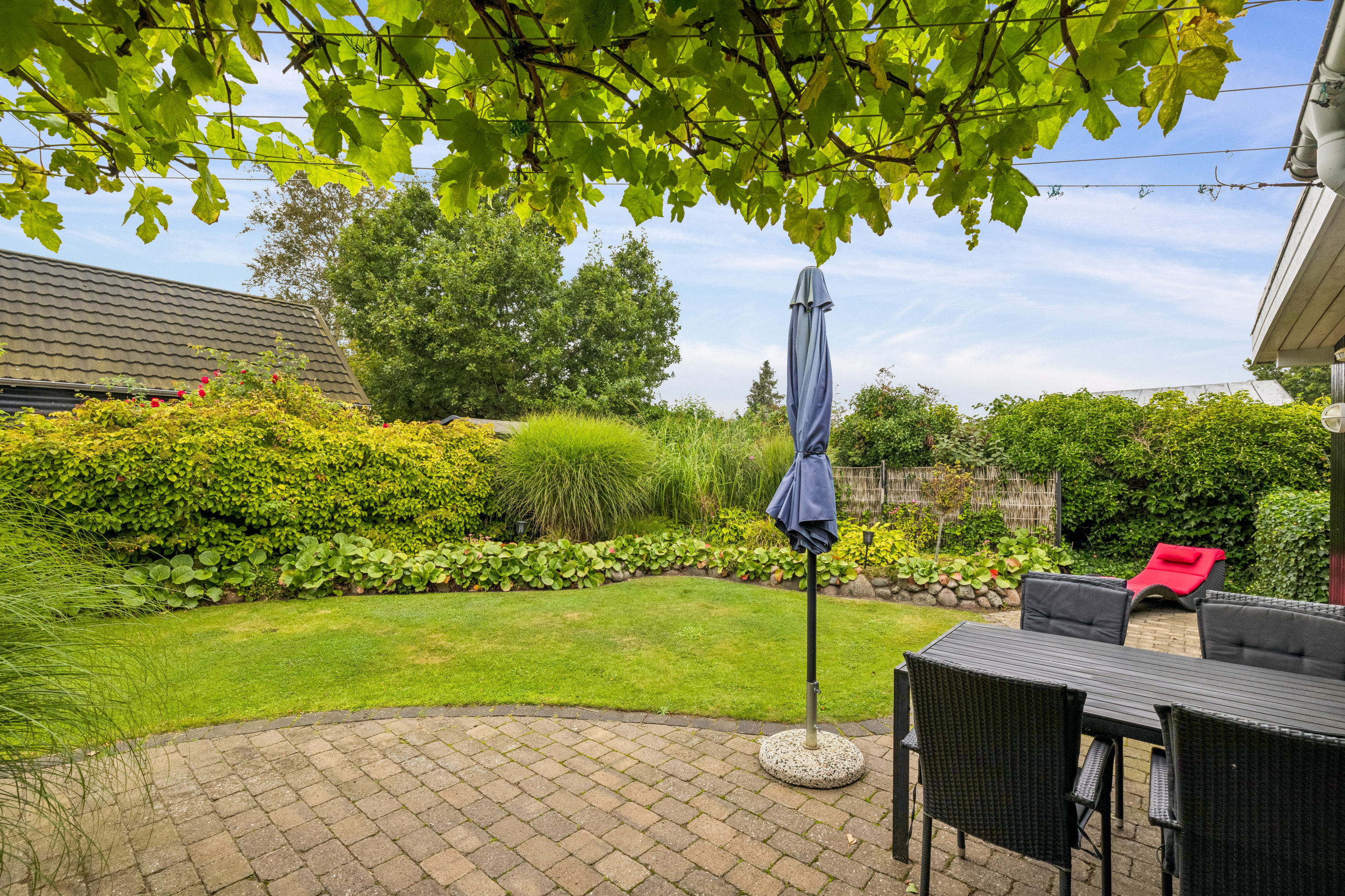 Fremhævet have billede i fuldskærmstilstand. Billede af Lindevej 28, 8500 Grenaa