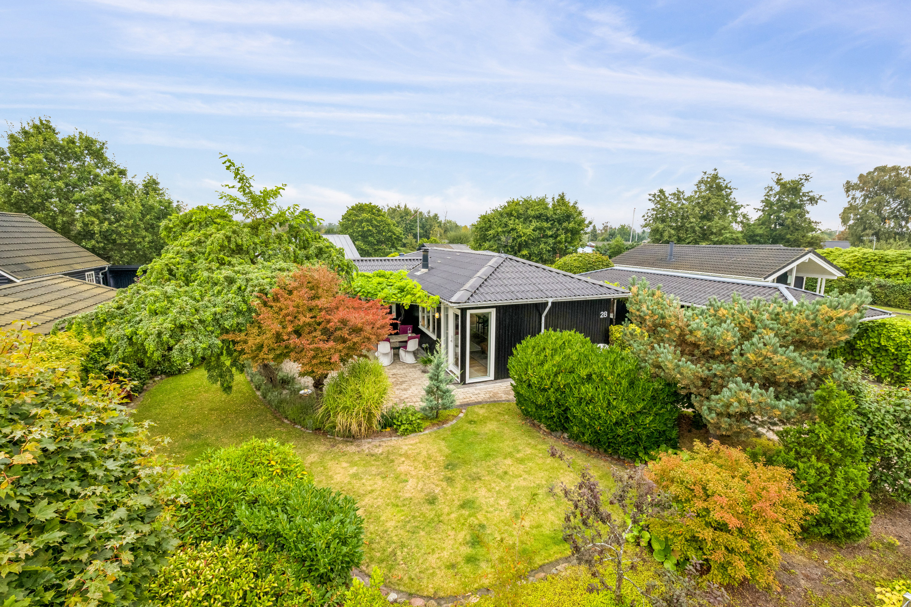 Fremhævet have billede i fuldskærmstilstand. Billede af Lindevej 28, 8500 Grenaa