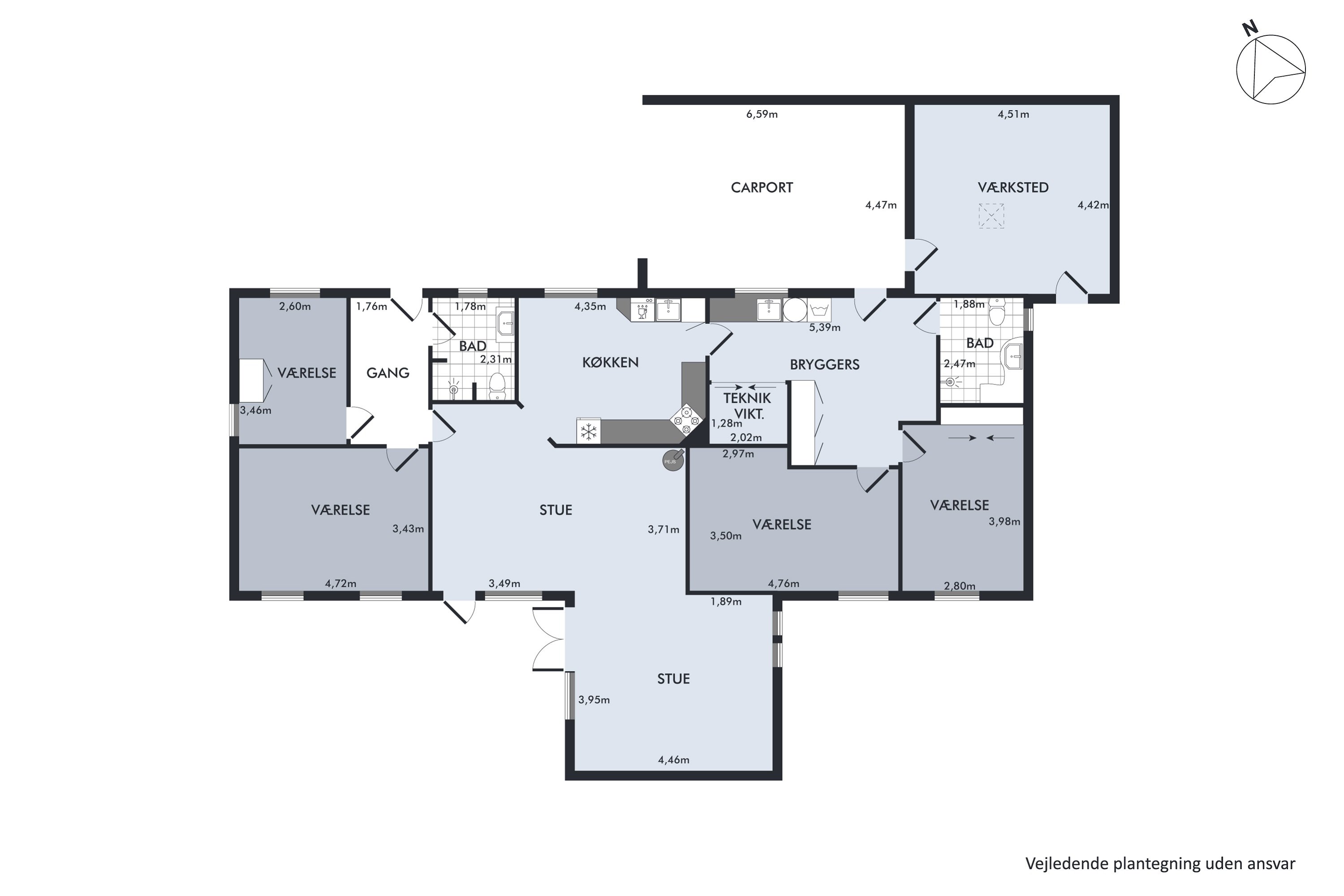 Plantegninger billede af Tanderup Digevej 10, Kærbøl, 6760 Ribe