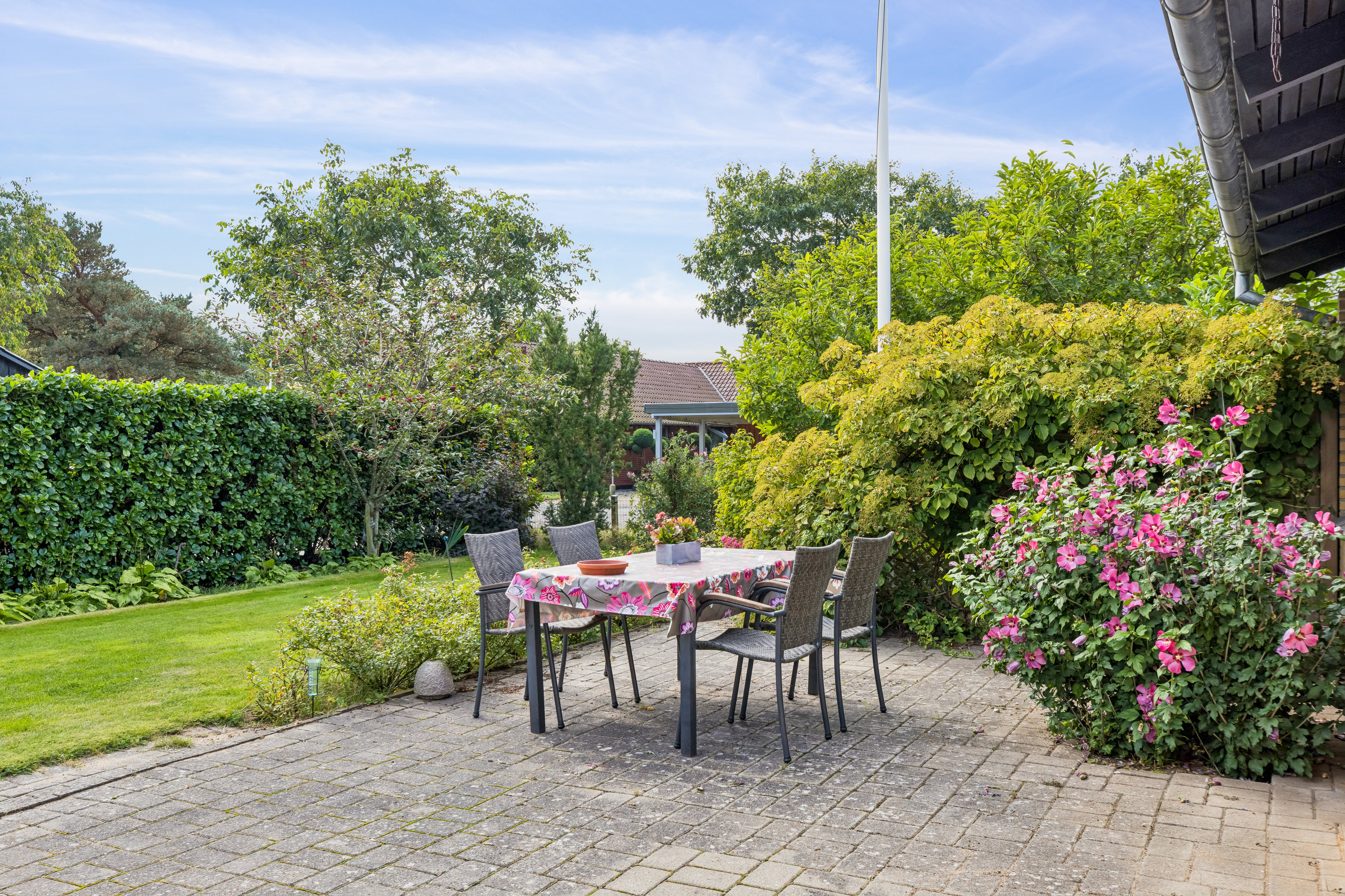 Fremhævet terrasse billede i fuldskærmstilstand. Billede af Tanderup Digevej 10, Kærbøl, 6760 Ribe