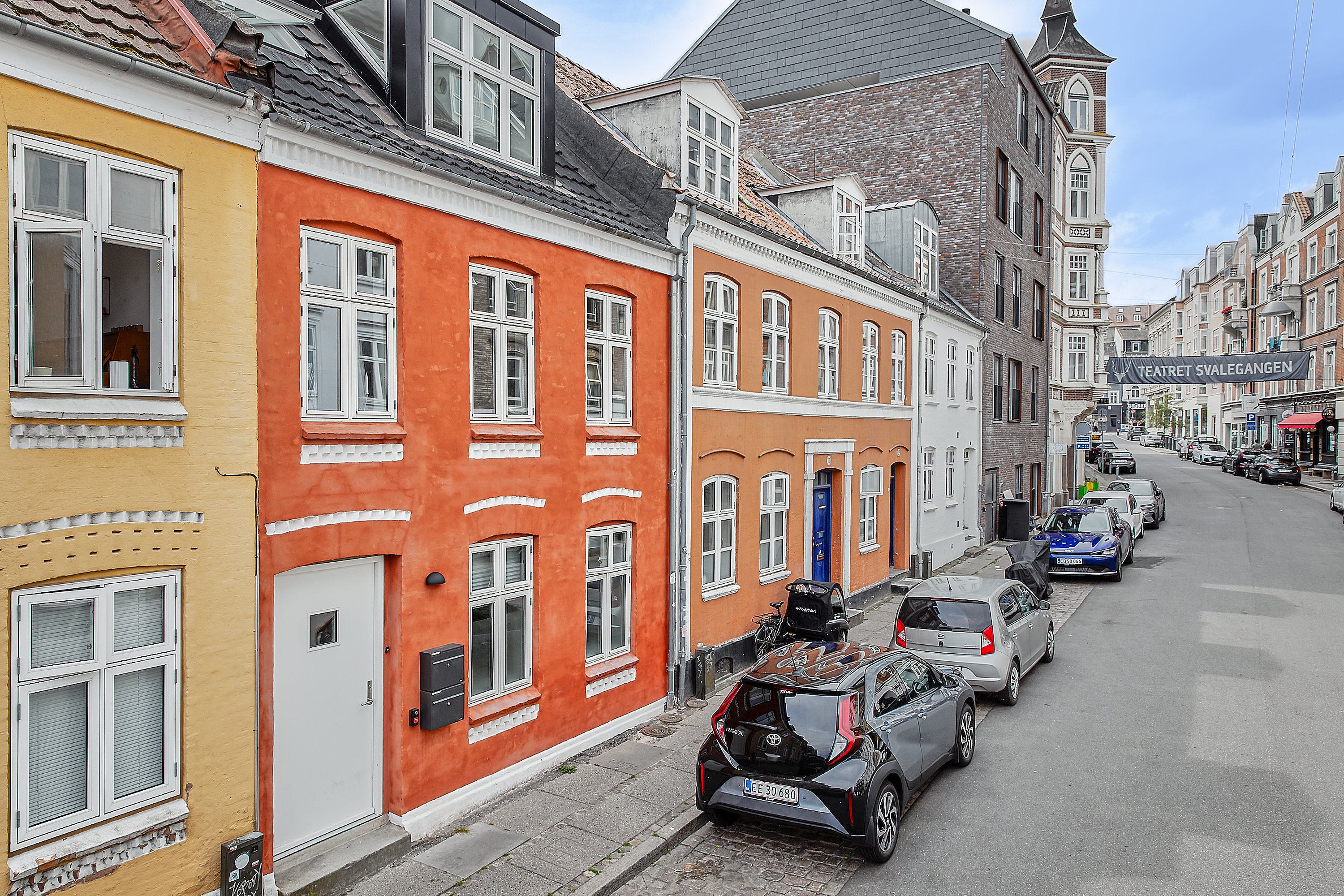 Fremhævet facade billede i fuldskærmstilstand. Billede af Rosenkrantzgade 9, 8000 Aarhus C