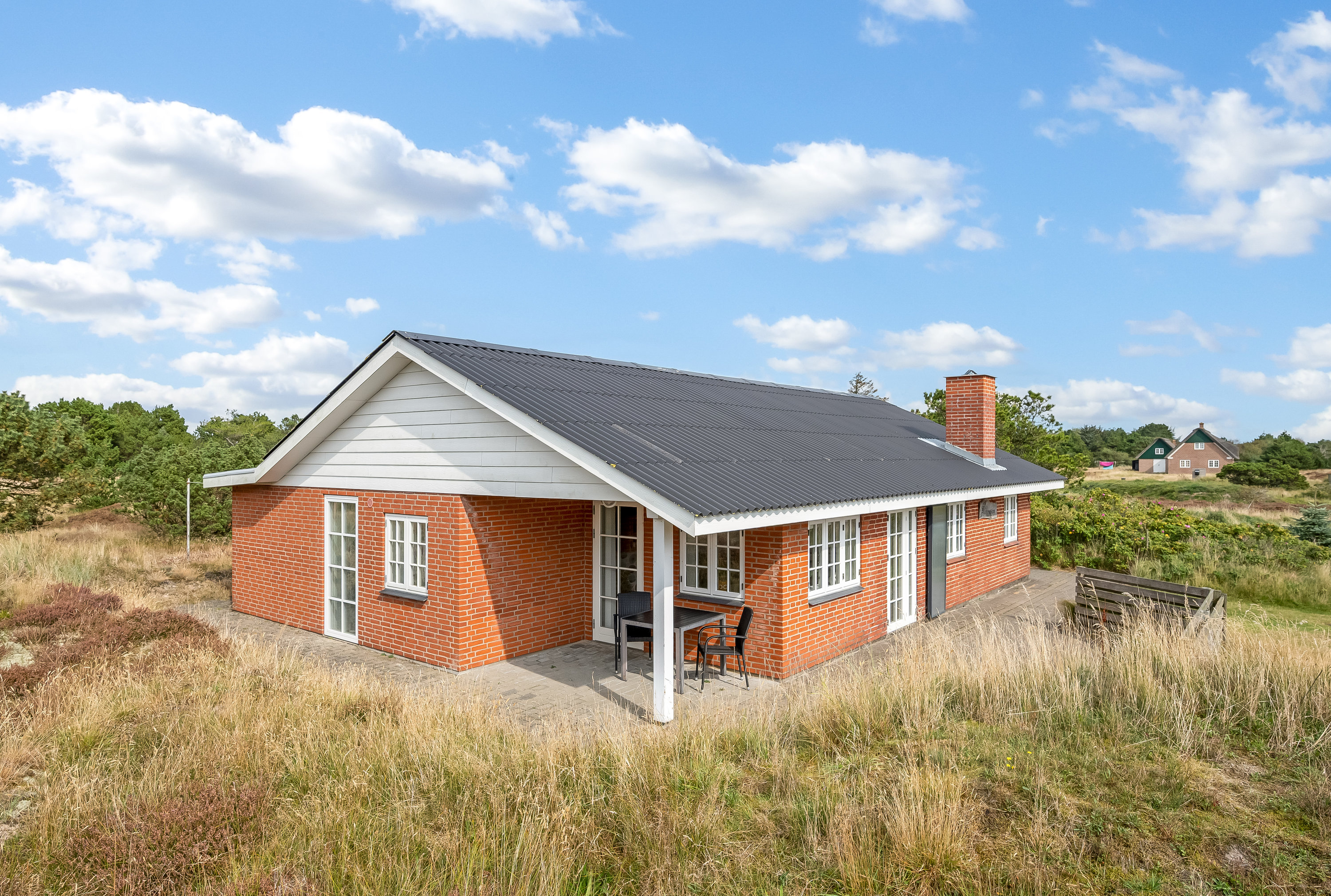 Fremhævet facade billede i fuldskærmstilstand. Billede af Vestermarken 6, Sønderho, 6720 Fanø