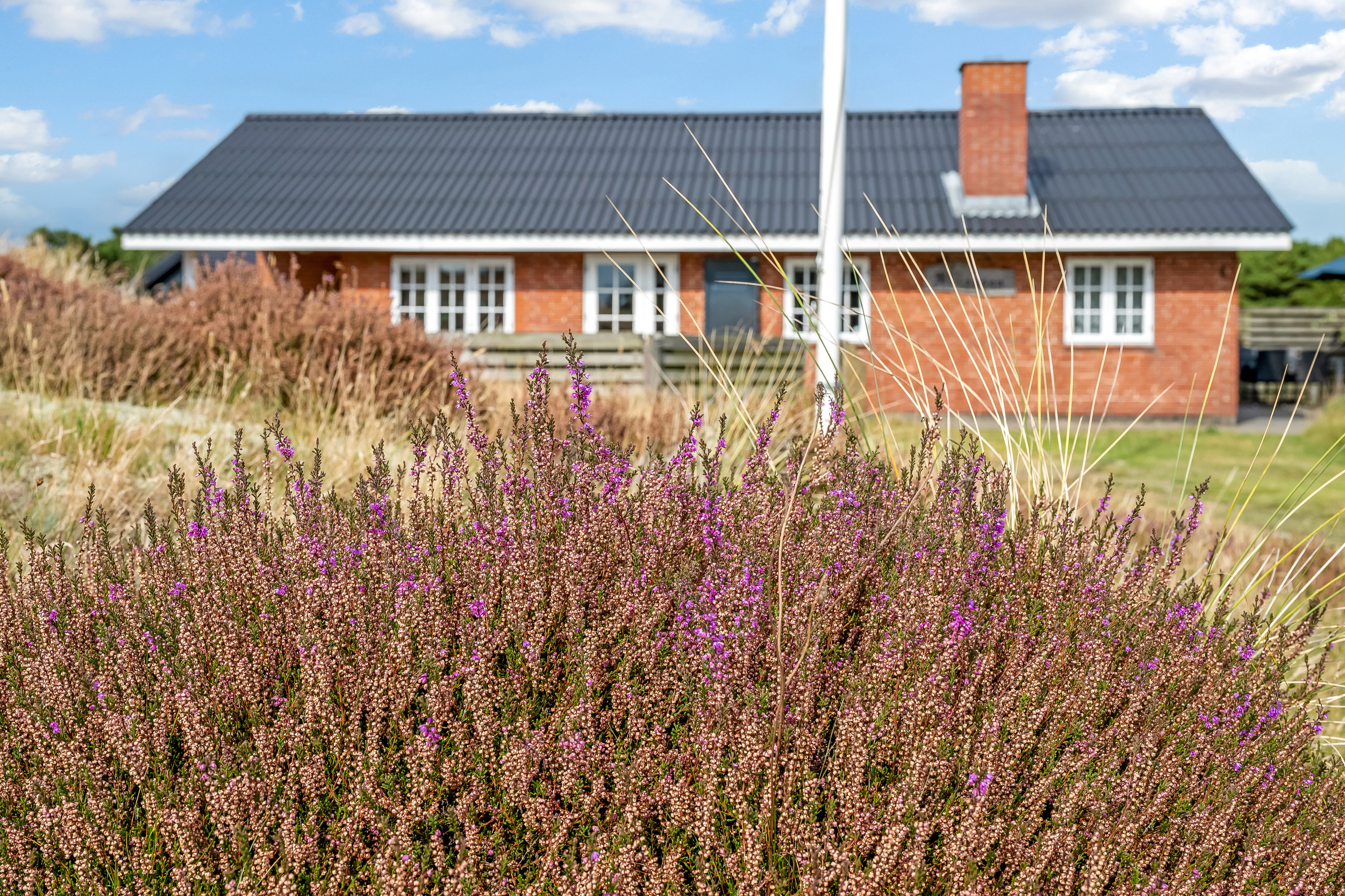 Fremhævet facade billede i fuldskærmstilstand. Billede af Vestermarken 6, Sønderho, 6720 Fanø