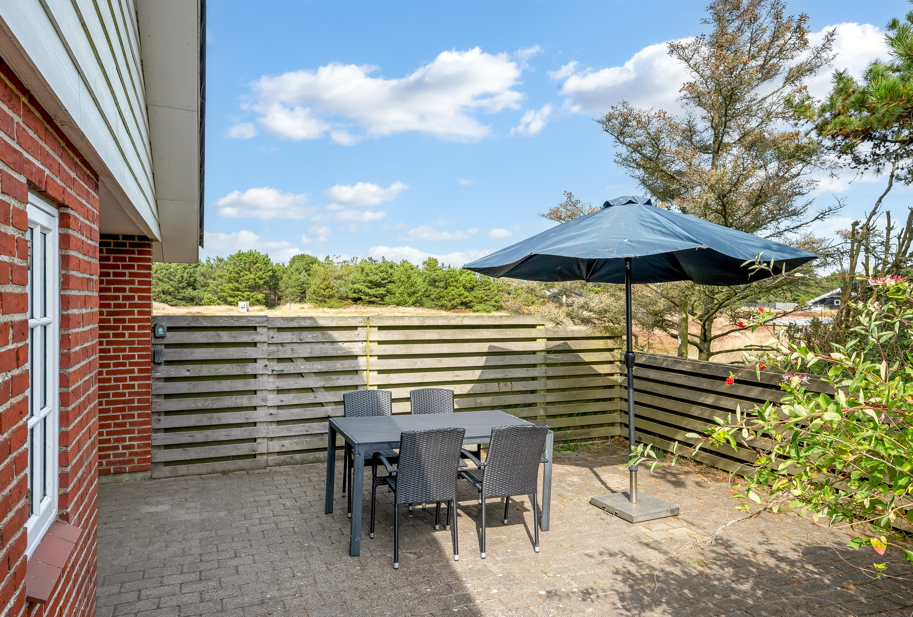 Fremhævet overdækket terrasse billede i fuldskærmstilstand. Billede af Vestermarken 6, Sønderho, 6720 Fanø