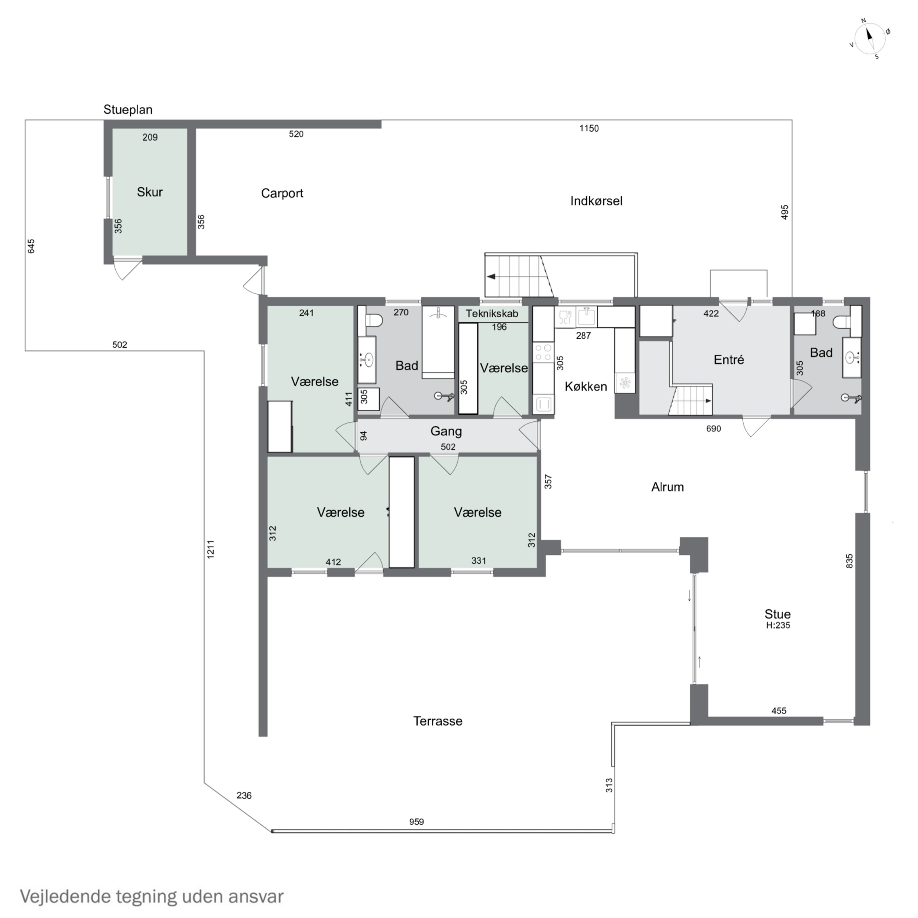 Plantegninger billede af Ålandsvej 3, 4200 Slagelse
