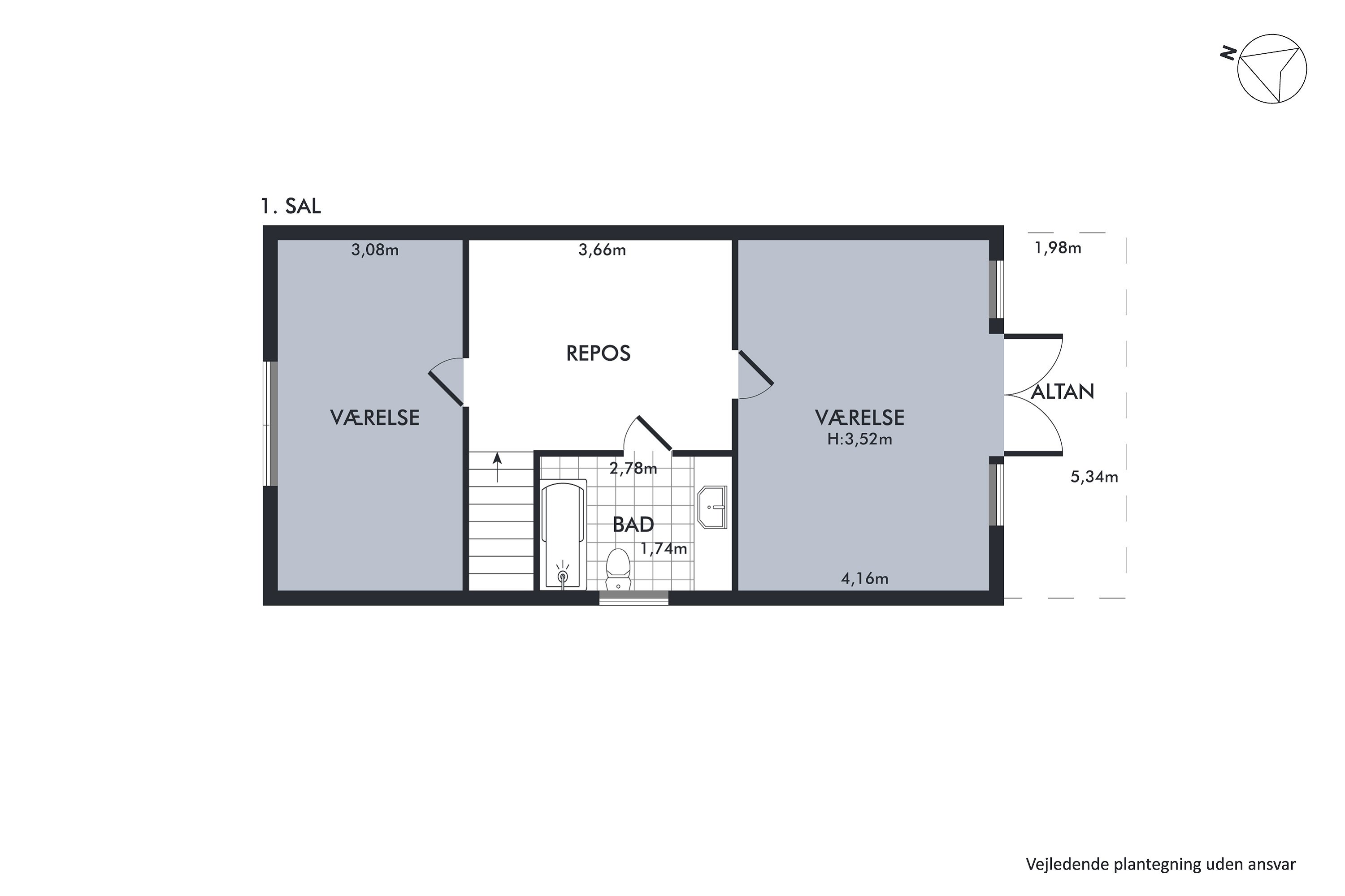 Plantegninger billede af Tulipanvej 2, 8500 Grenaa