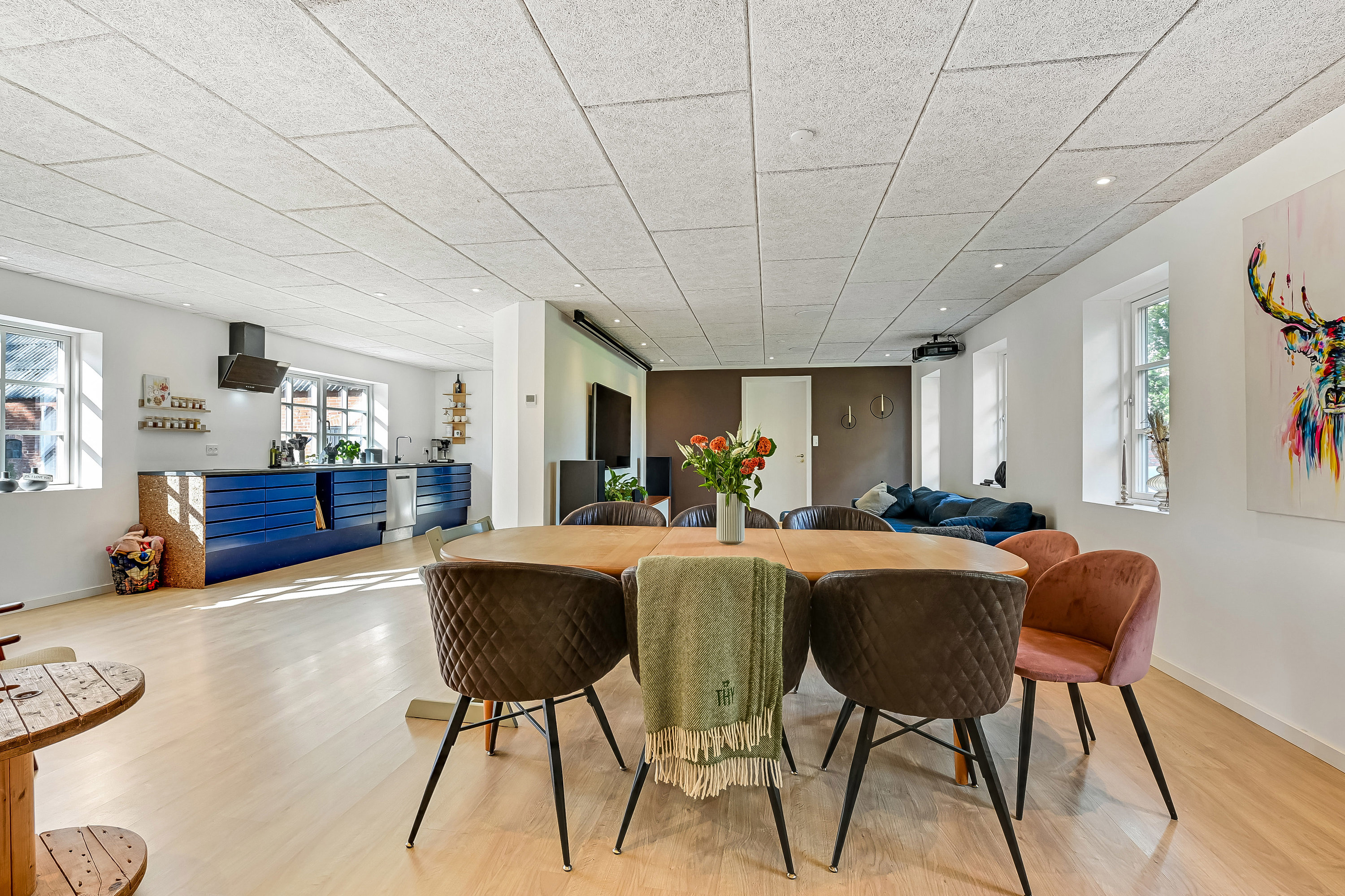 Fremhævet stue billede i fuldskærmstilstand. Billede af Holstebrovej 26A, Bjert, 7830 Vinderup