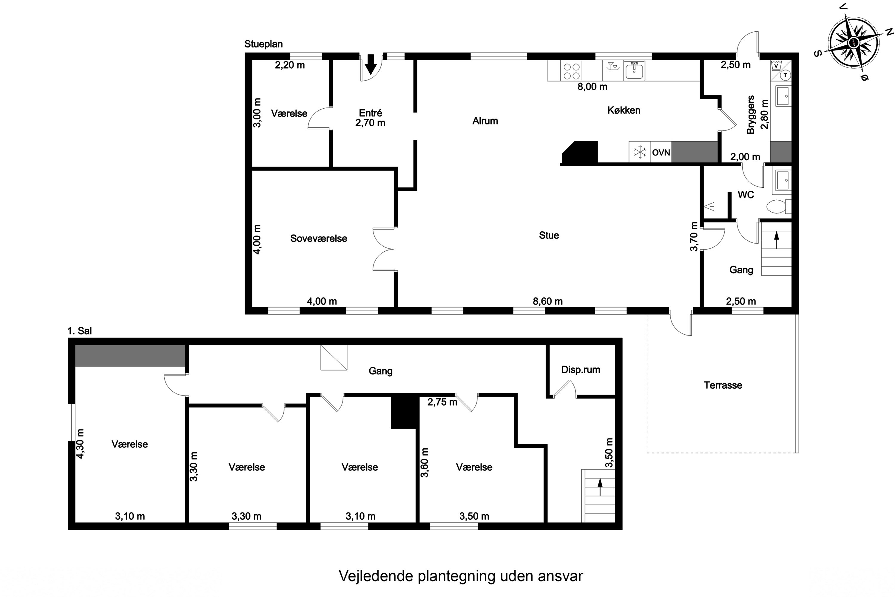 Plantegninger billede af Holstebrovej 26A, Bjert, 7830 Vinderup