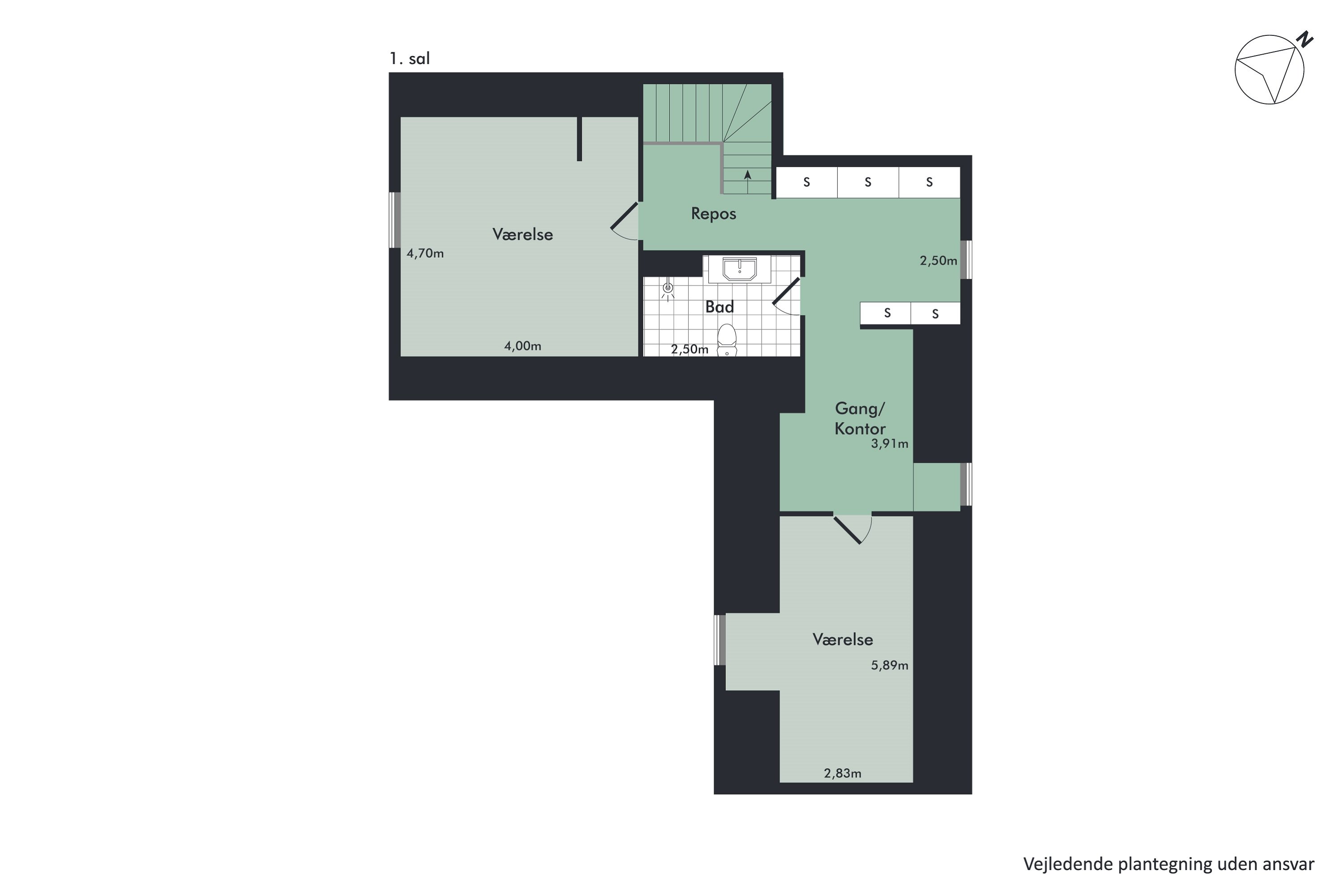 Plantegninger billede af Blåkildevej 25, 9510 Arden