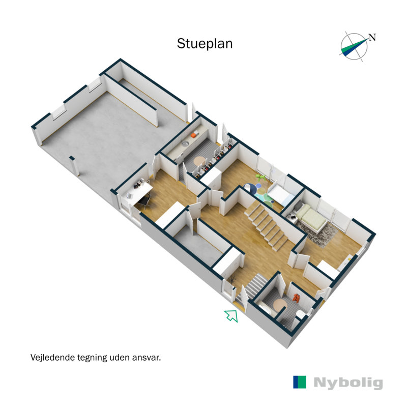 Plantegninger billede af Varnæsvej 64, 6200 Aabenraa