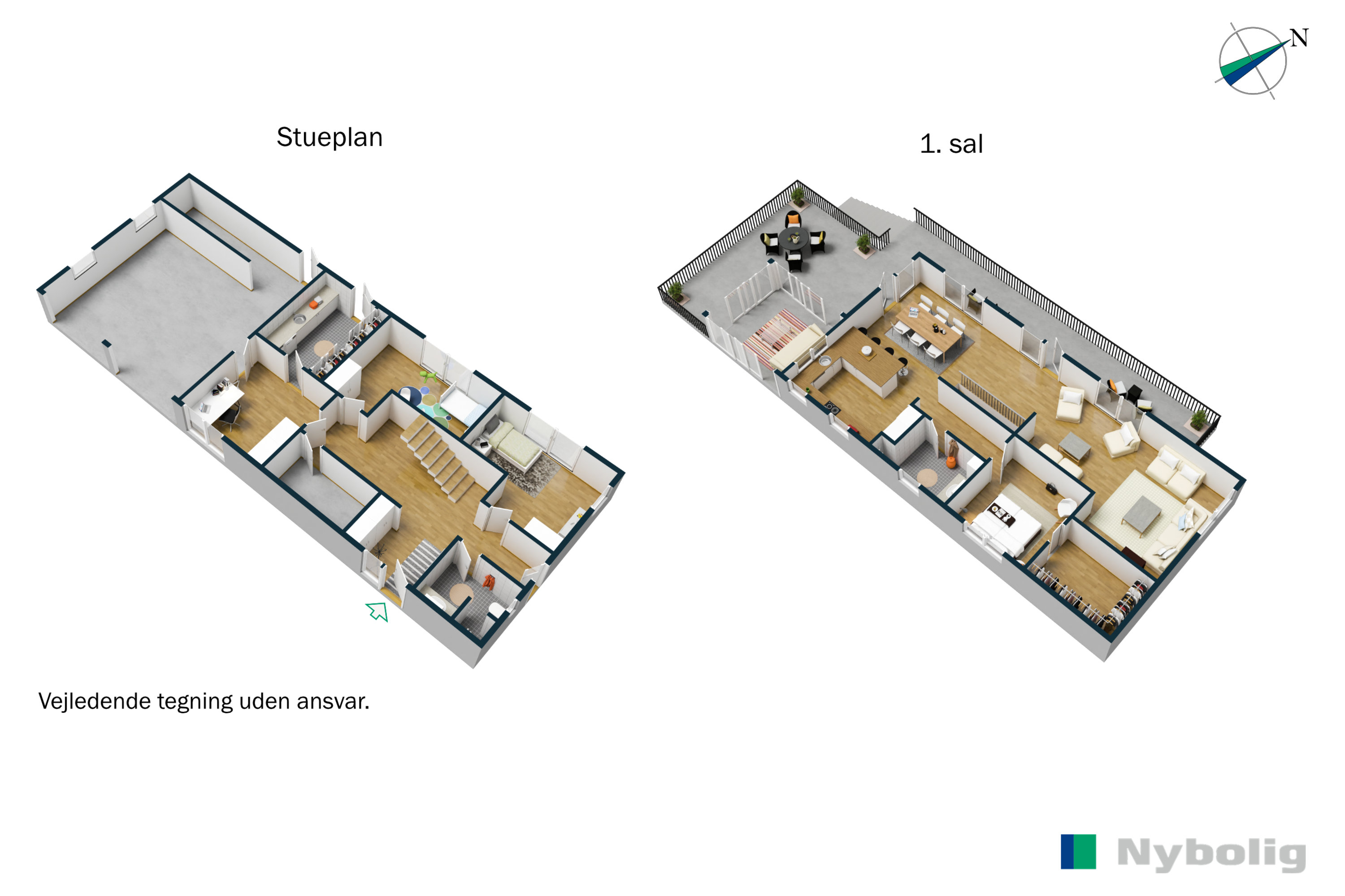 Plantegninger billede af Varnæsvej 64, 6200 Aabenraa