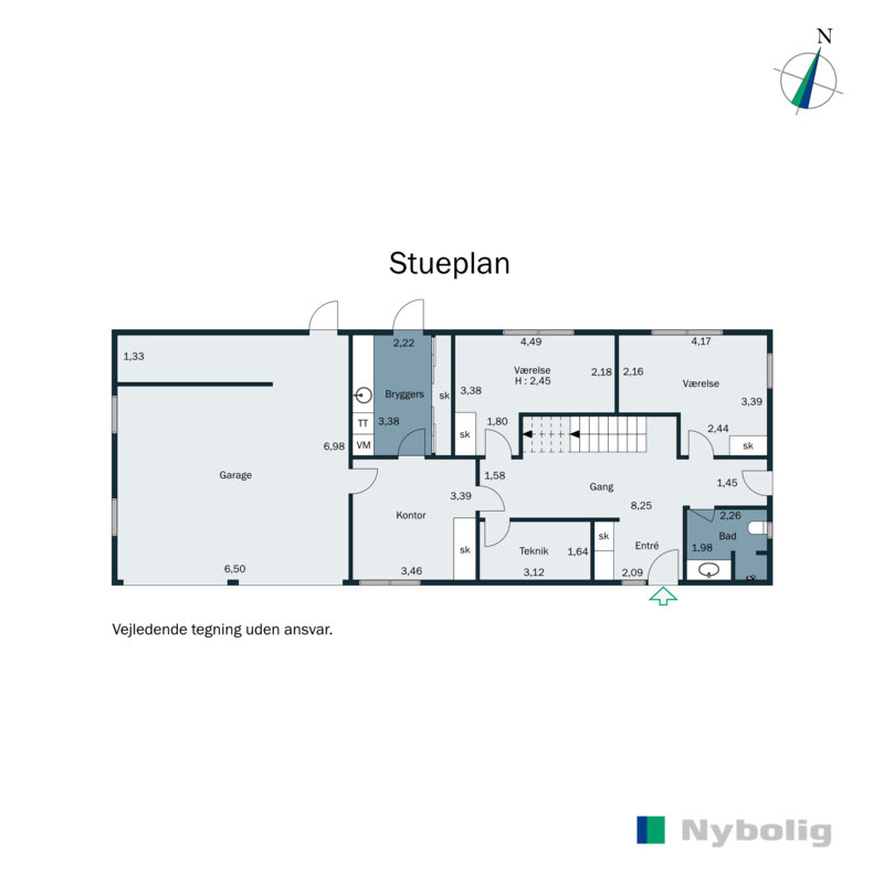 Plantegninger billede af Varnæsvej 64, 6200 Aabenraa