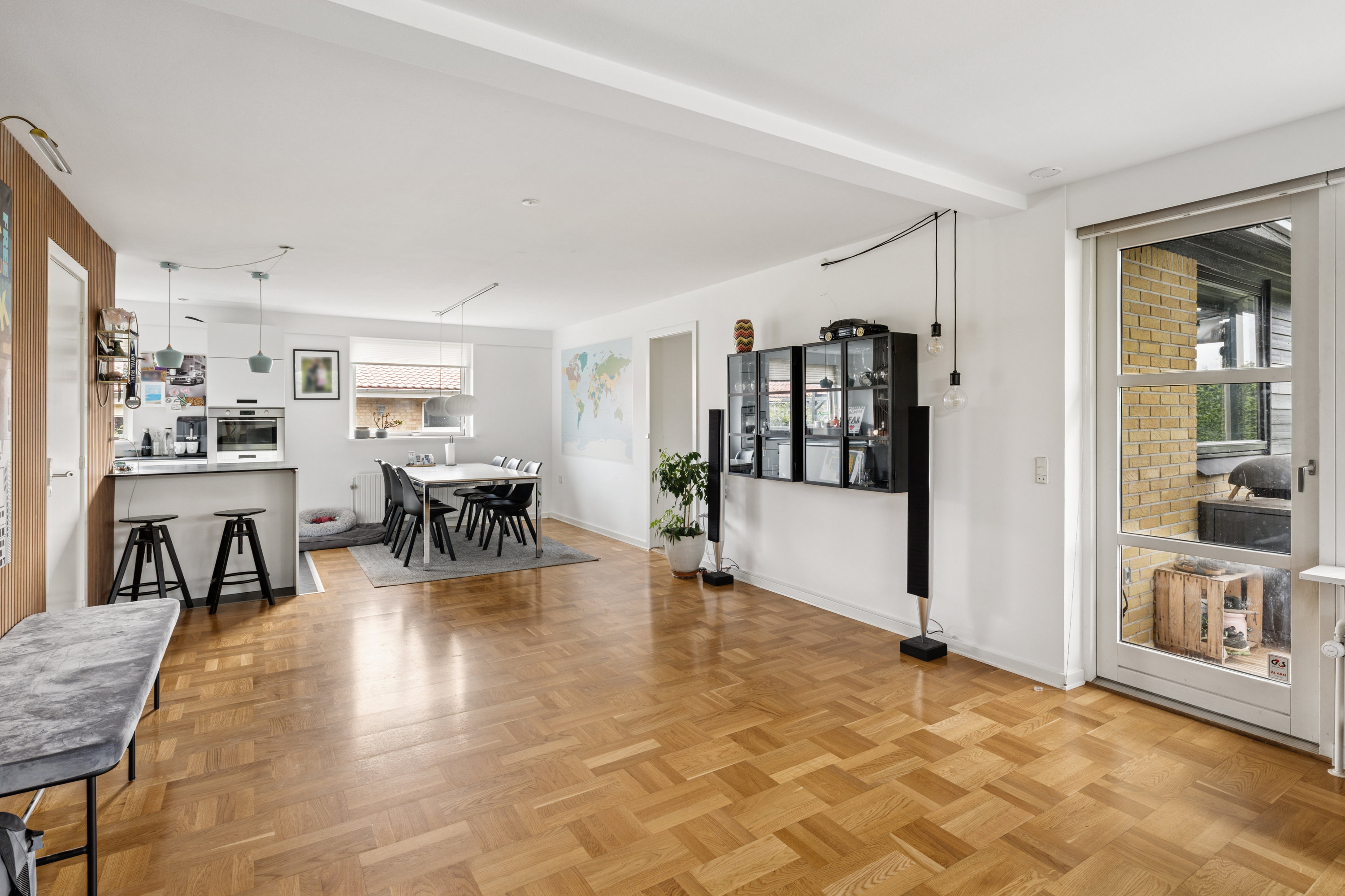 Fremhævet stue billede i fuldskærmstilstand. Billede af Fasanvej 9, 8800 Viborg