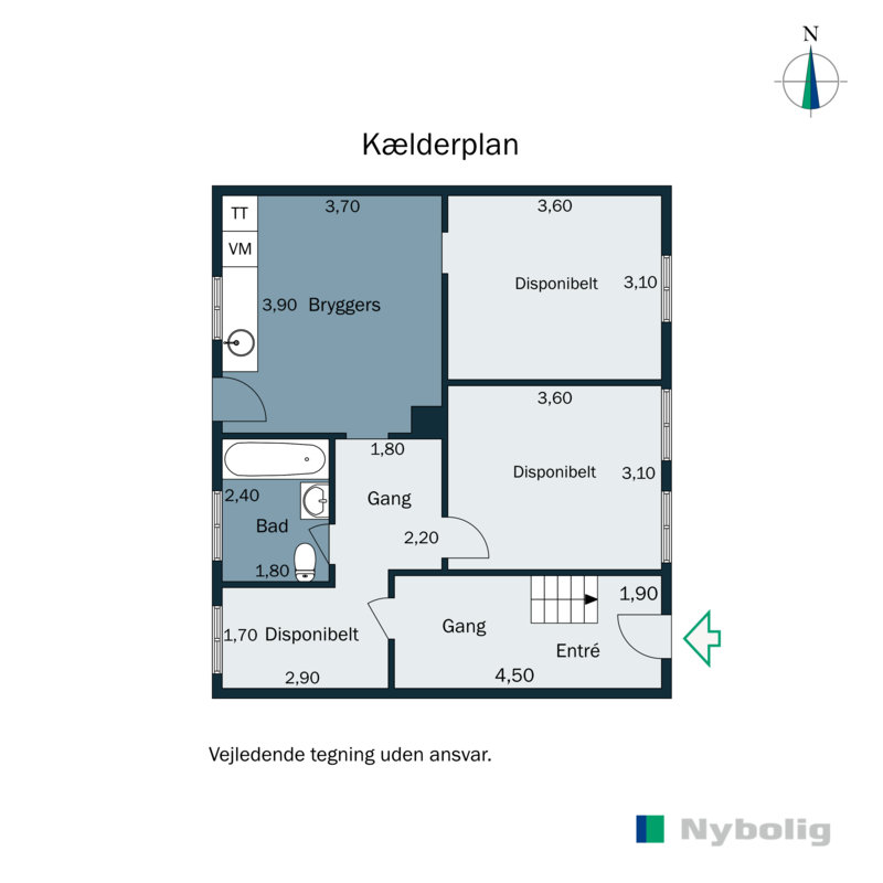 Plantegninger billede af Emil Bojsens Gade 92, 8700 Horsens