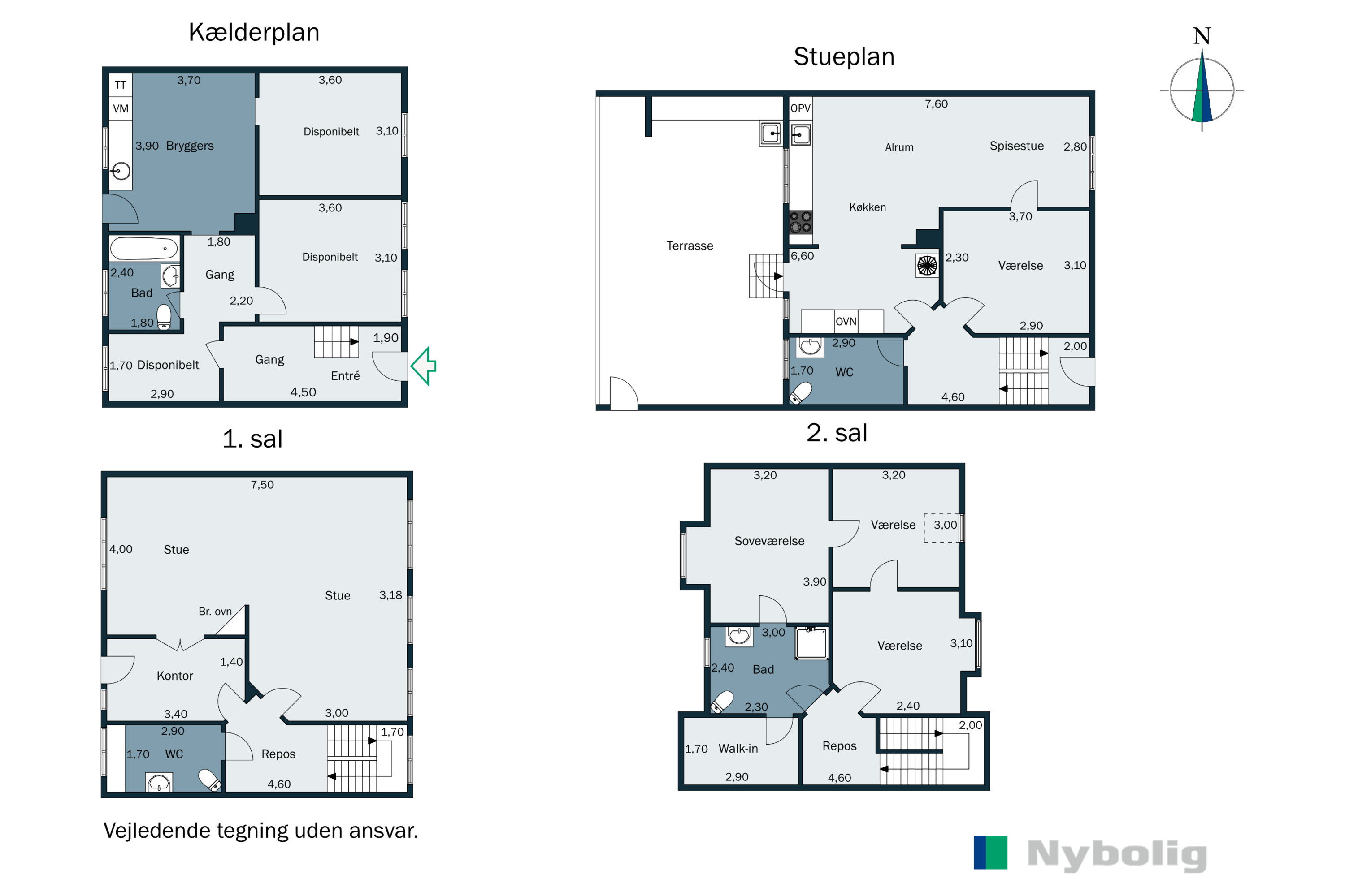 Plantegninger billede af Emil Bojsens Gade 92, 8700 Horsens