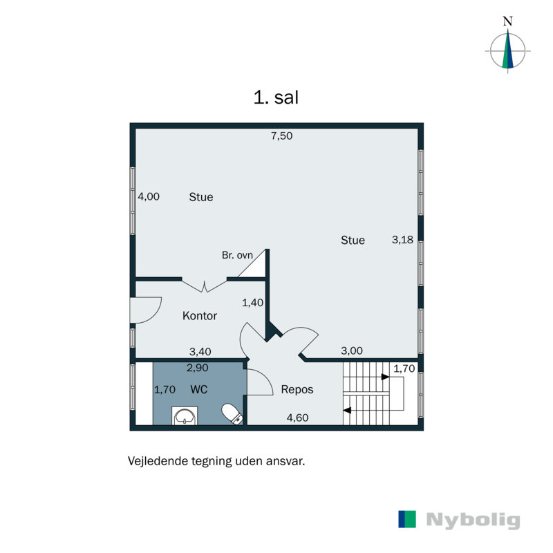 Plantegninger billede af Emil Bojsens Gade 92, 8700 Horsens
