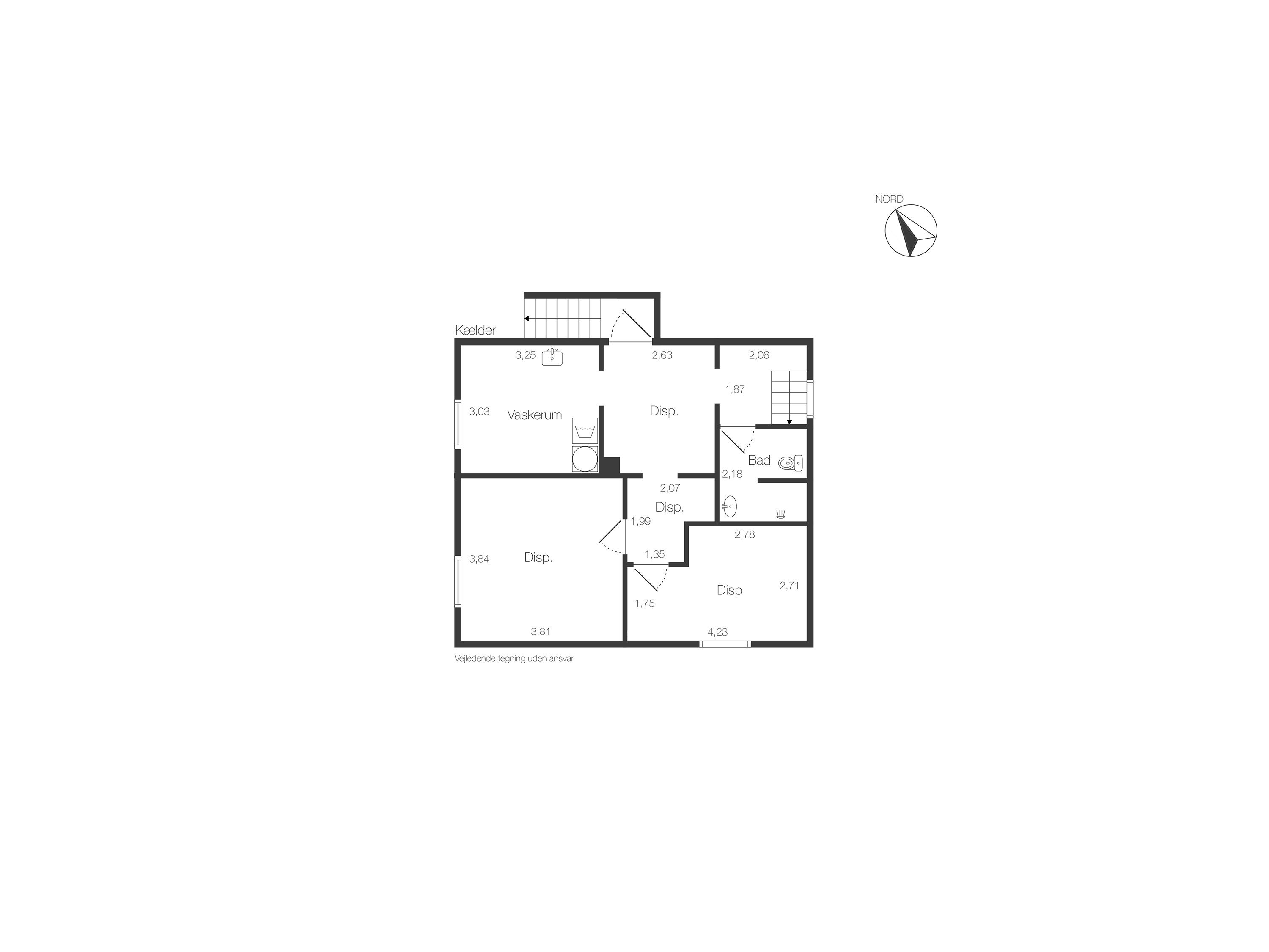 Plantegninger billede af Vesterbyvej 18, 2820 Gentofte