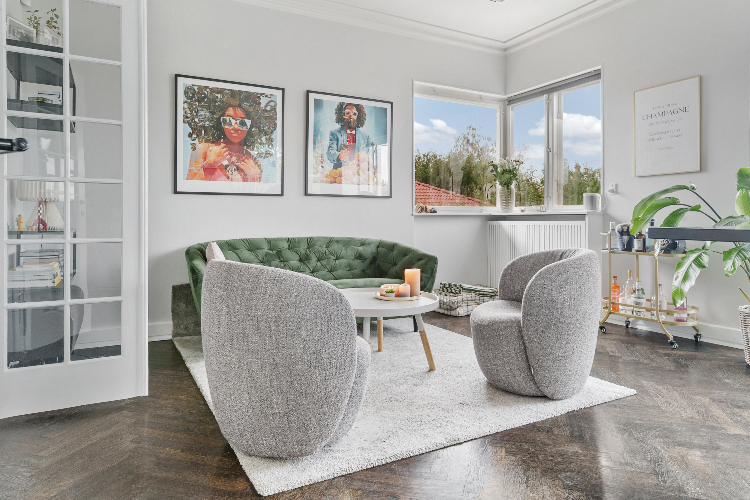 Fremhævet spisestue billede i fuldskærmstilstand. Billede af Skovvej 13, 2750 Ballerup