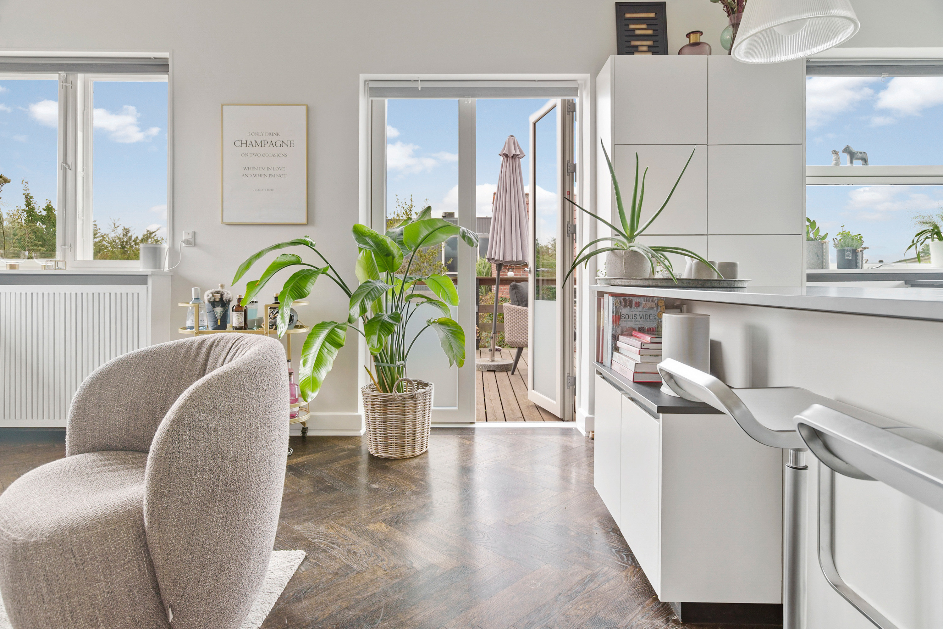 Fremhævet spisestue billede i fuldskærmstilstand. Billede af Skovvej 13, 2750 Ballerup