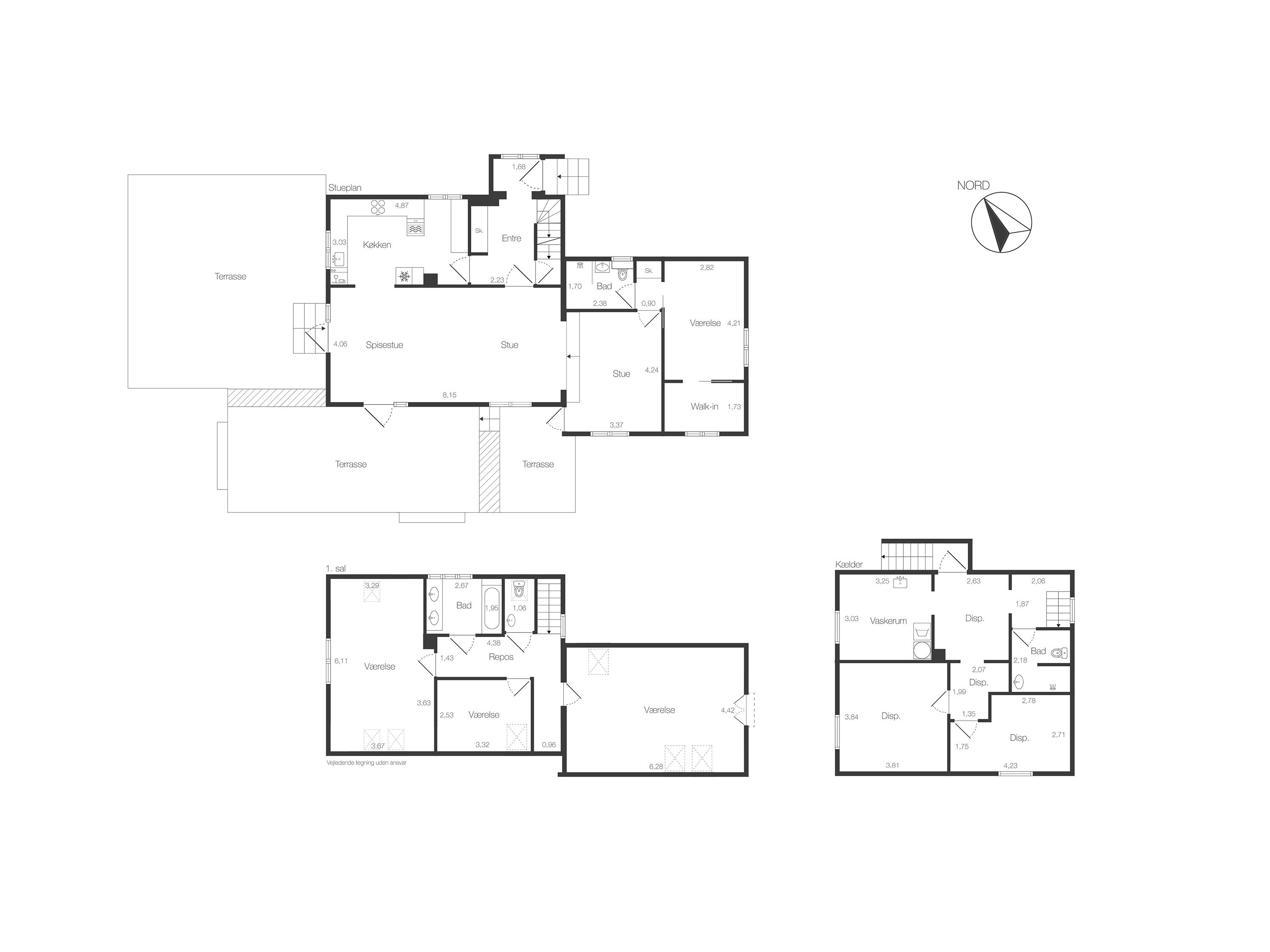 Plantegninger billede af Vesterbyvej 18, 2820 Gentofte