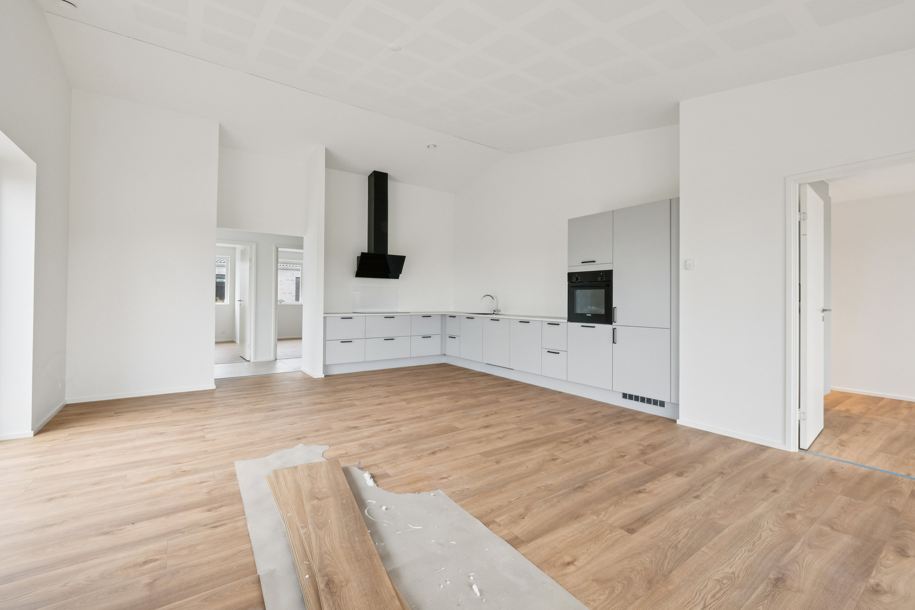 Fremhævet stue billede i fuldskærmstilstand. Billede af Junker Ottos Vej 10, 8800 Viborg