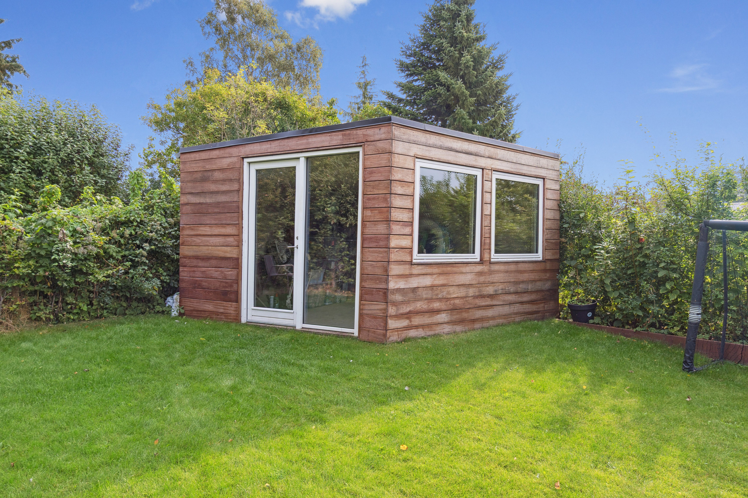 Fremhævet set fra haven billede i fuldskærmstilstand. Billede af Astersvej 7, 4200 Slagelse