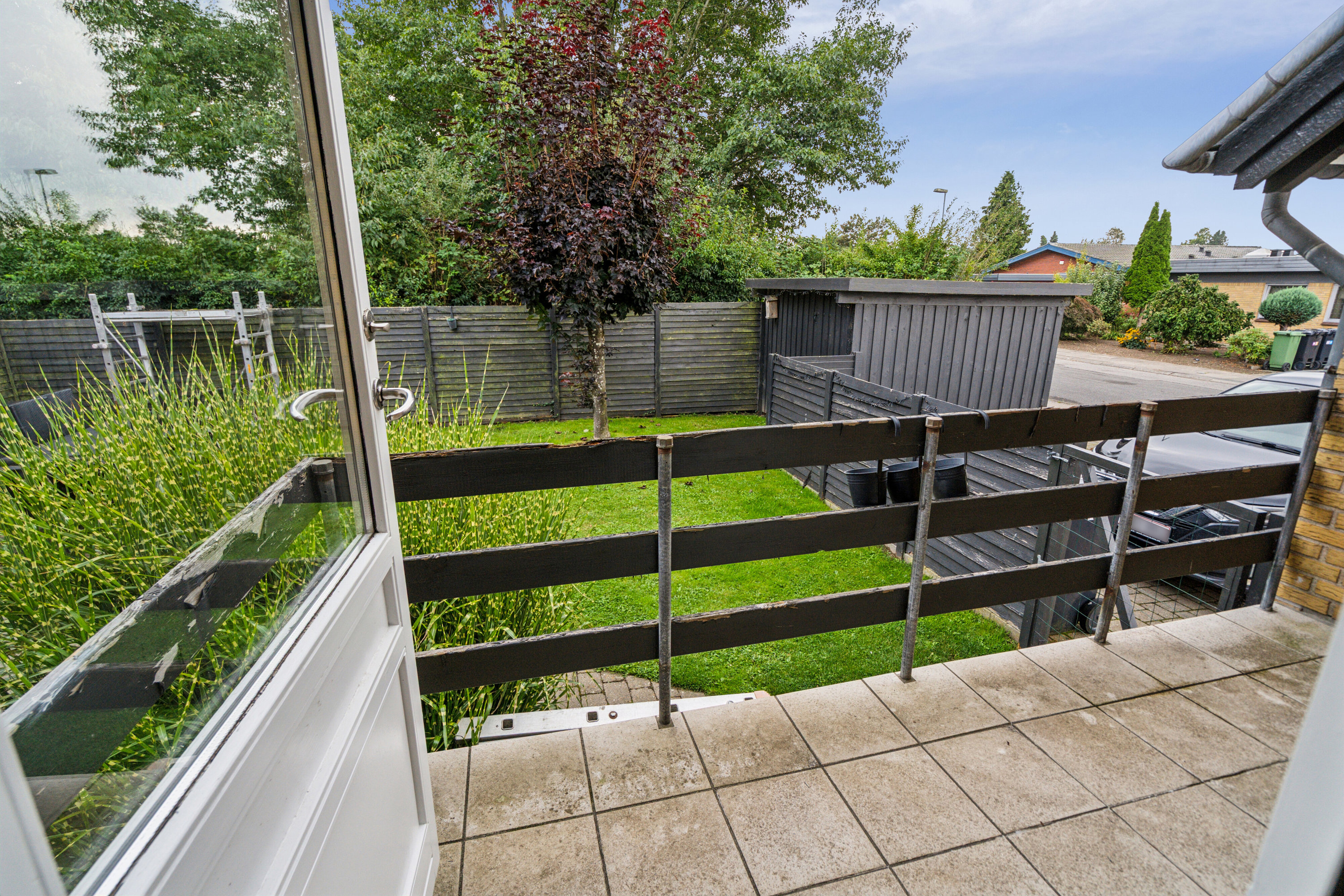 Fremhævet altan billede i fuldskærmstilstand. Billede af Vedbendvej 1, 5550 Langeskov