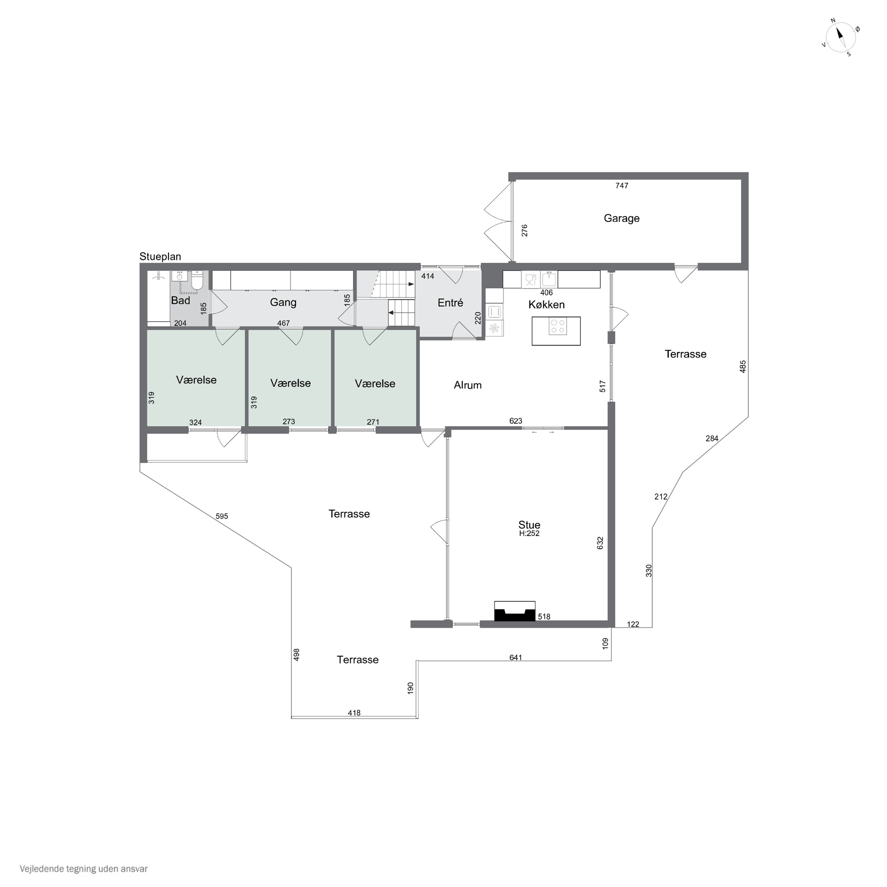 Plantegninger billede af Vedbendvej 1, 5550 Langeskov