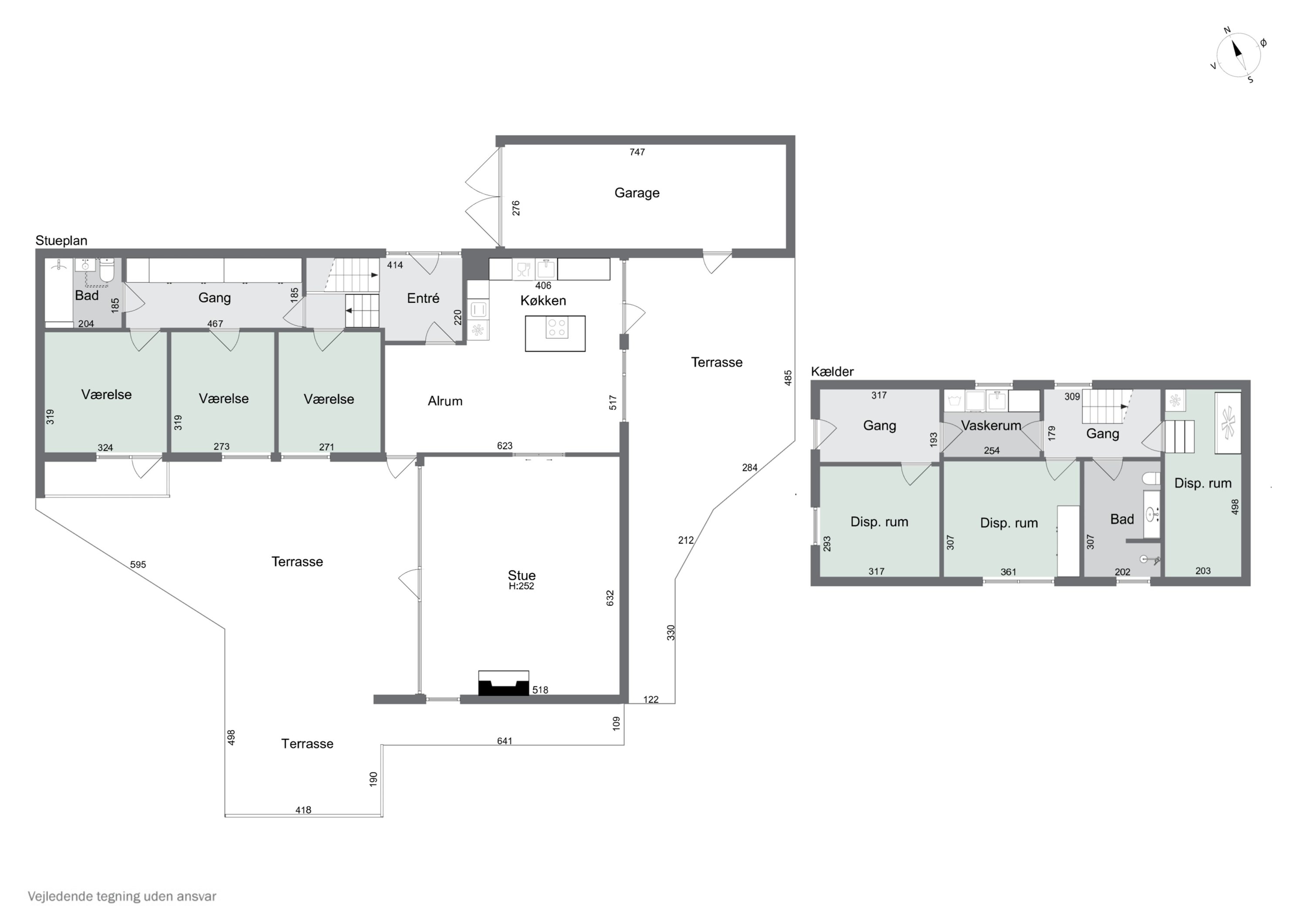 Plantegninger billede af Vedbendvej 1, 5550 Langeskov