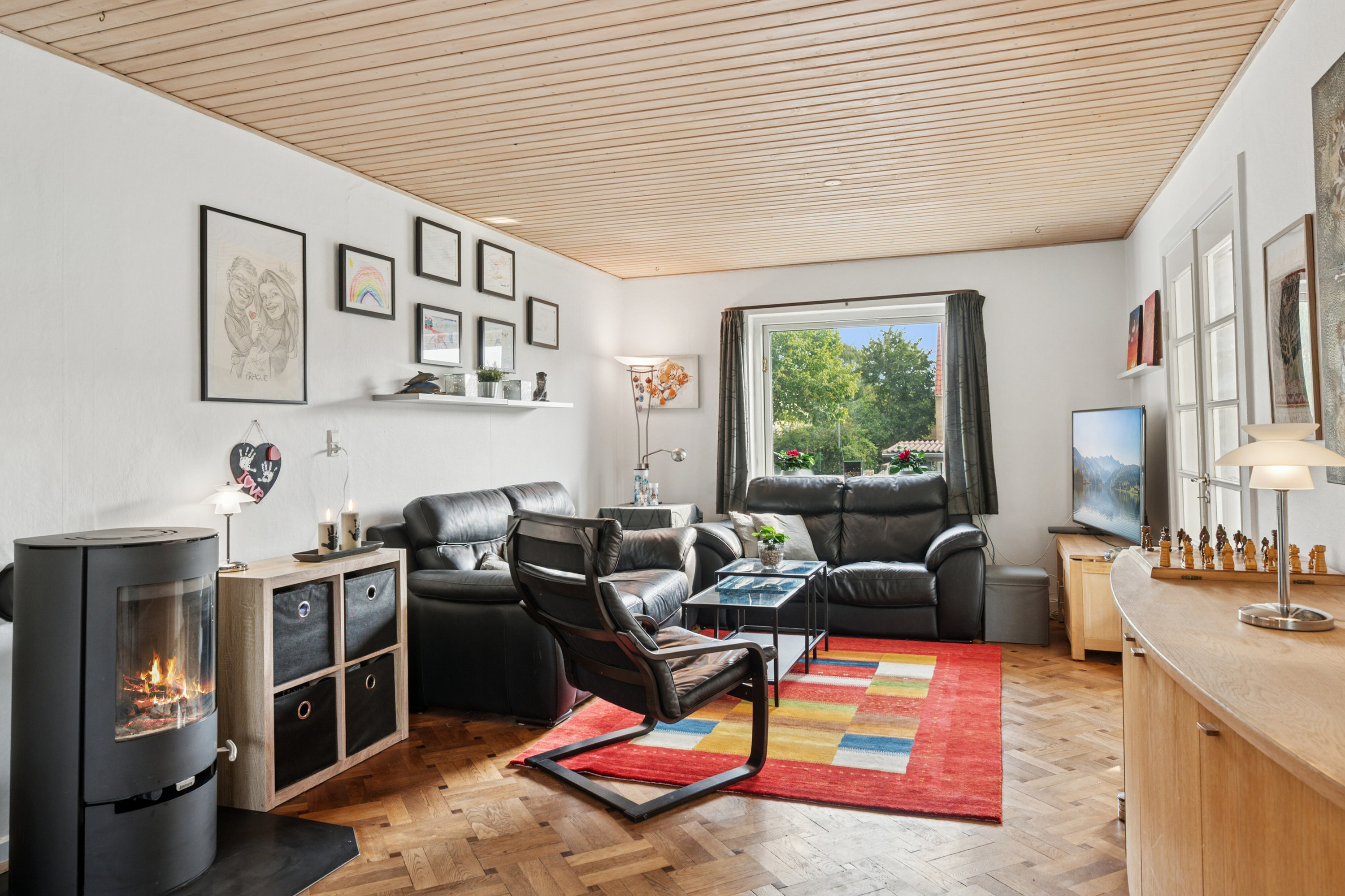 Fremhævet stue billede i fuldskærmstilstand. Billede af Rødovrevej 15, 2610 Rødovre