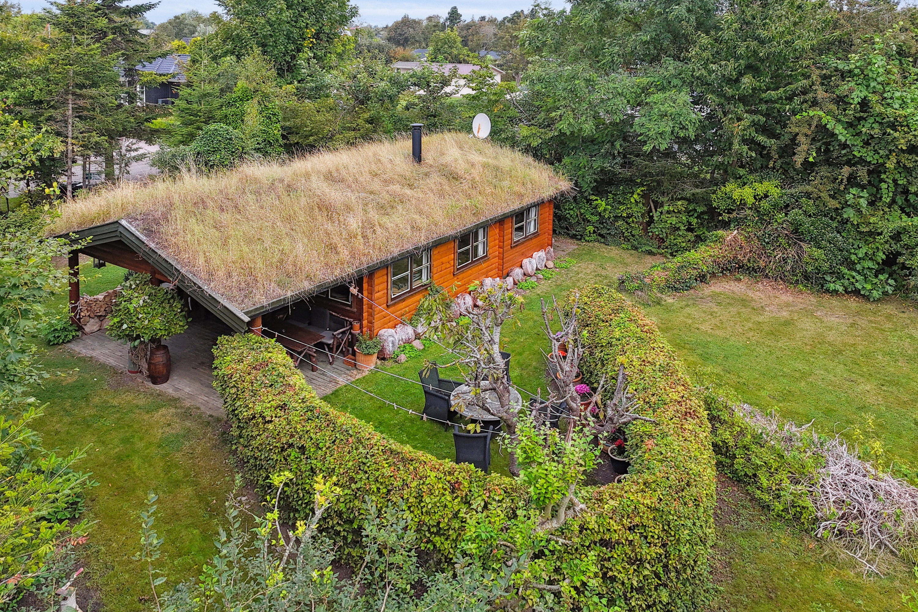 Fremhævet luftfoto billede i fuldskærmstilstand. Billede af Hjejlevej 17, Kirke Stillinge, 4200 Slagelse