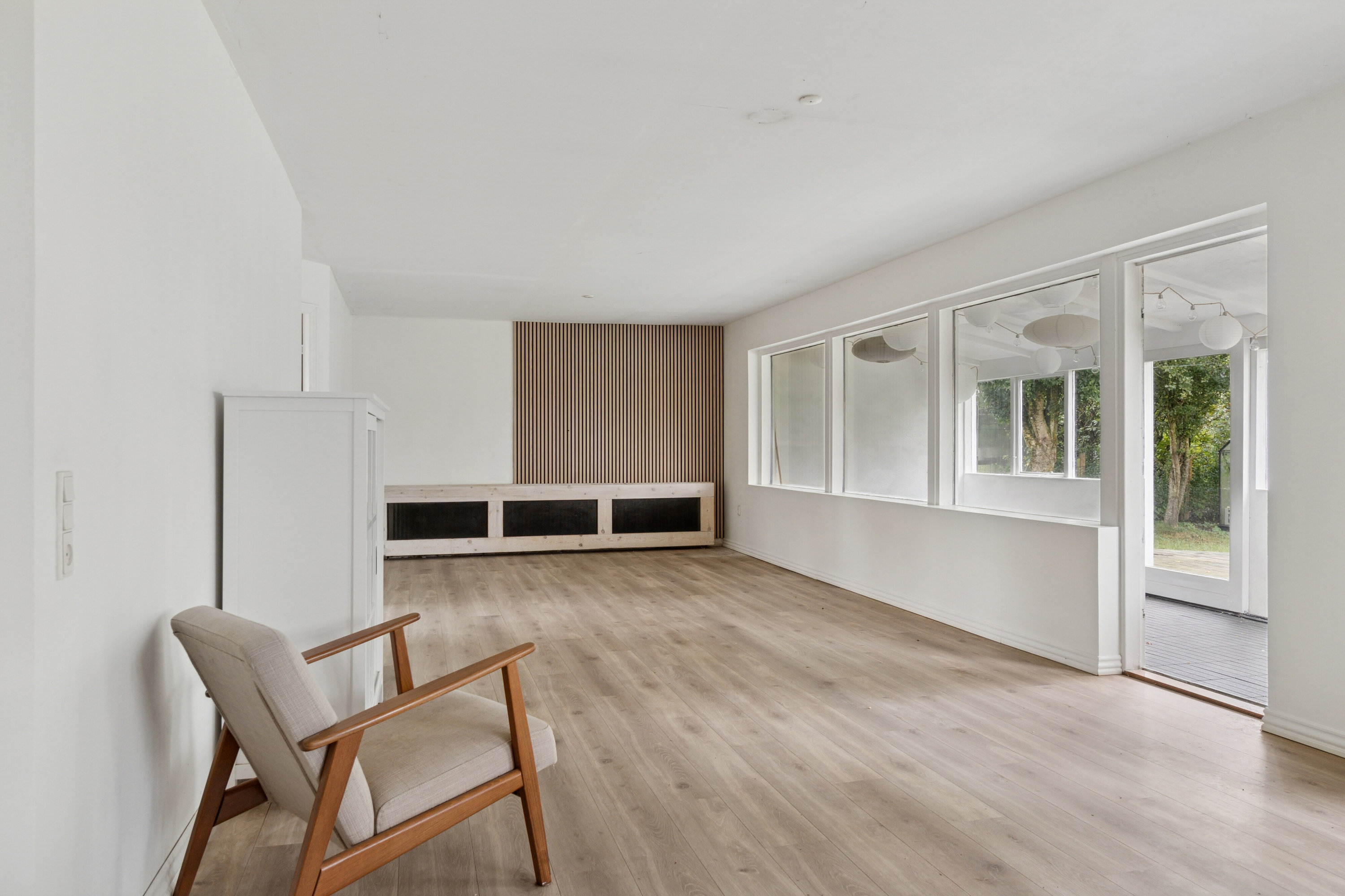 Fremhævet stue billede i fuldskærmstilstand. Billede af Toften 20, 7441 Bording