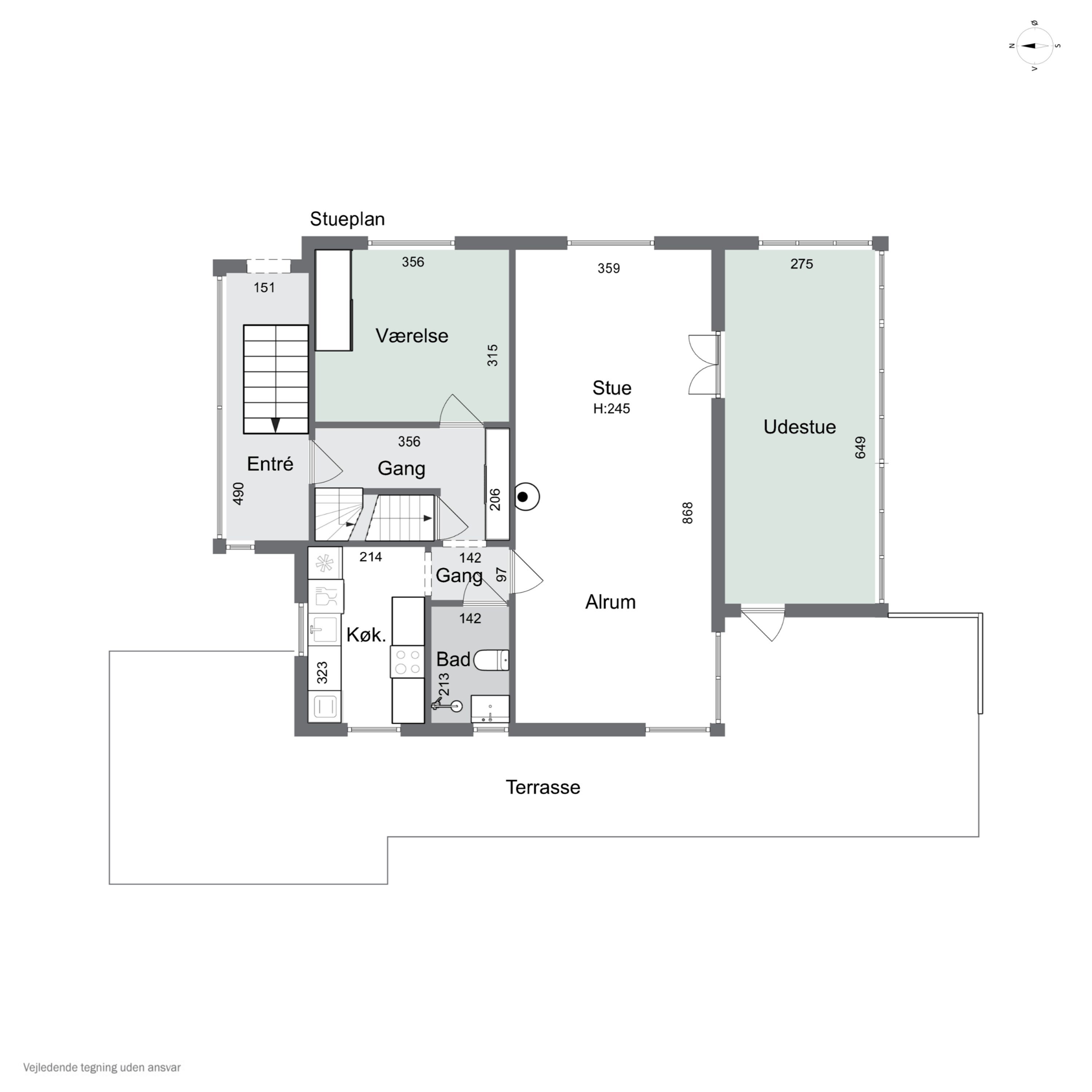 Plantegninger billede af Rødovrevej 15, 2610 Rødovre