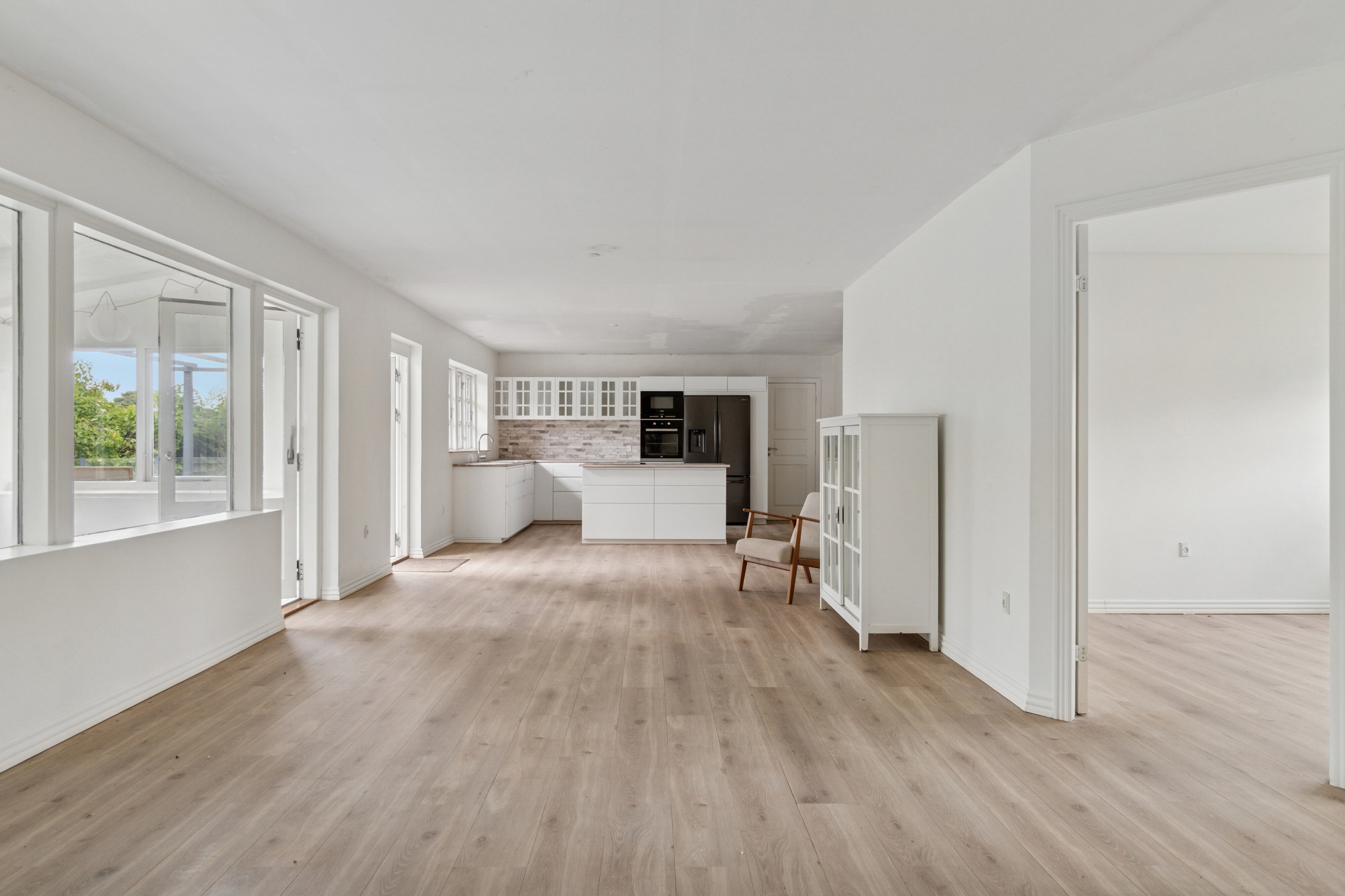 Fremhævet stue billede i fuldskærmstilstand. Billede af Toften 20, 7441 Bording