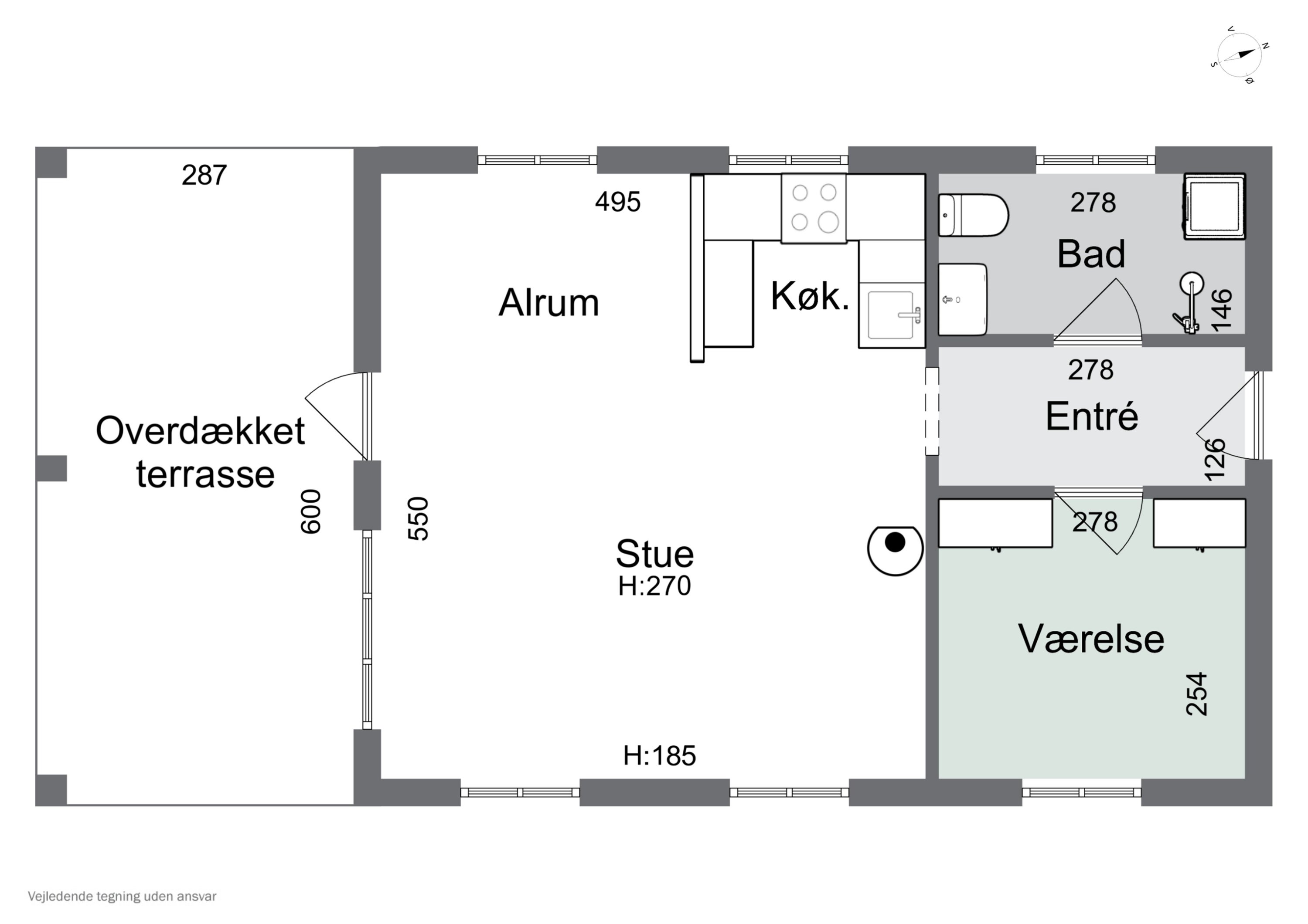 Plantegninger billede af Hjejlevej 17, Kirke Stillinge, 4200 Slagelse