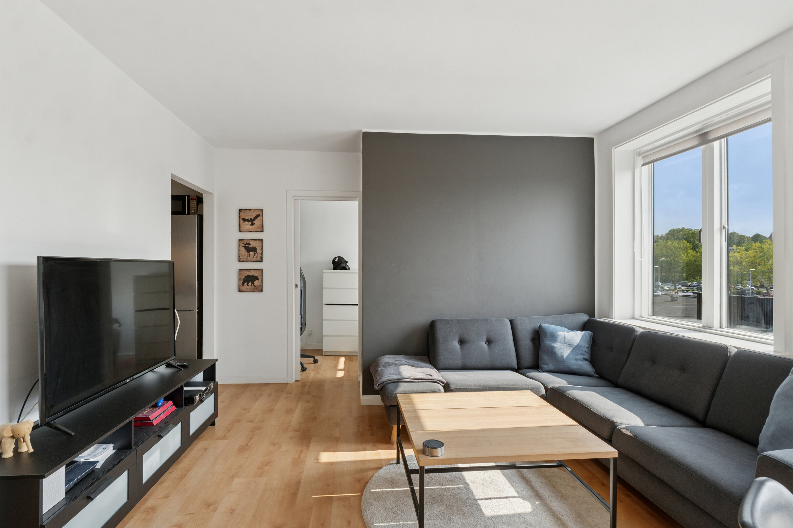 Fremhævet stue billede i fuldskærmstilstand. Billede af Skomagergade 25, 2. 301., 4000 Roskilde