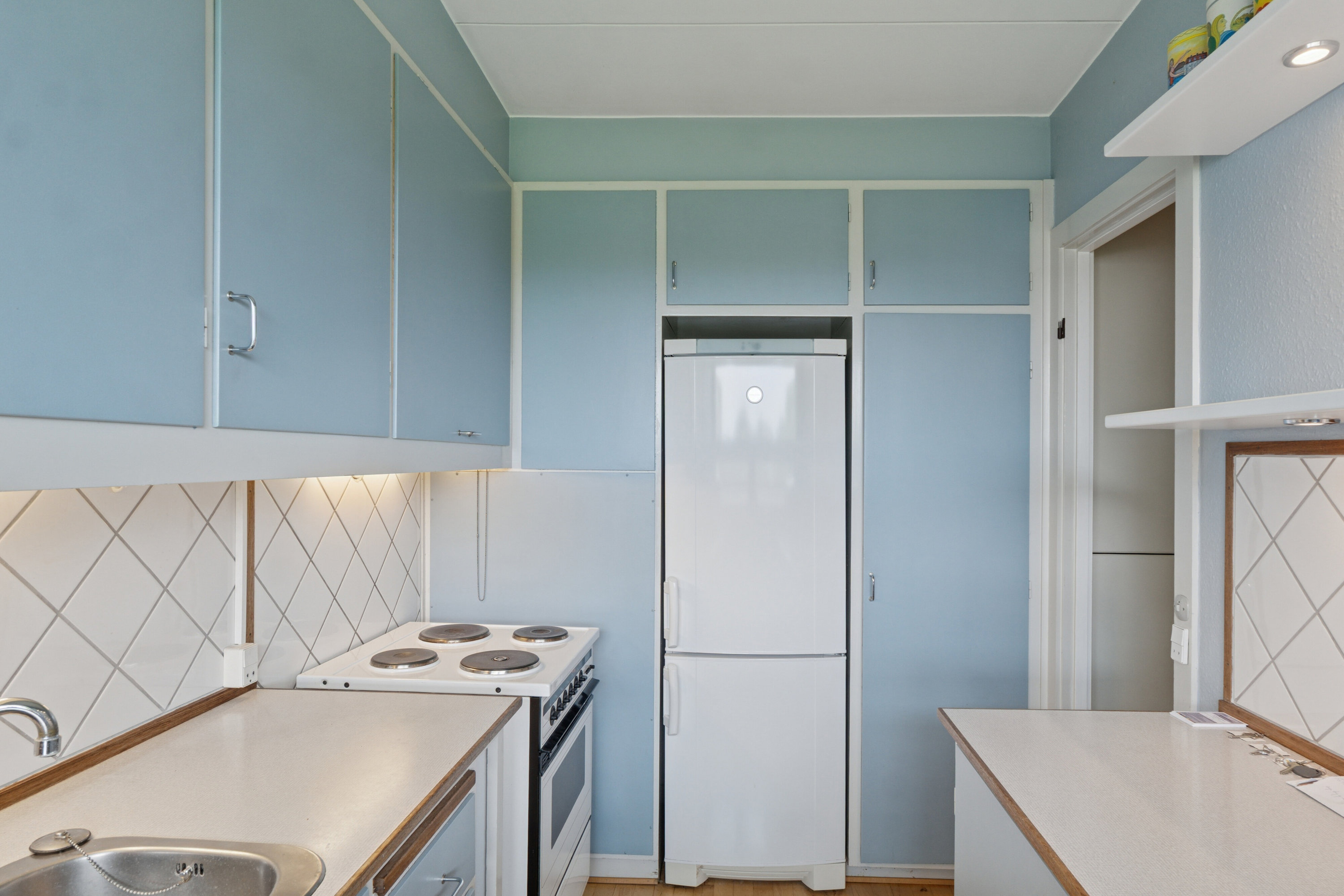 Fremhævet køkken billede i fuldskærmstilstand. Billede af Dommervænget 4E, 1. 4., 4000 Roskilde