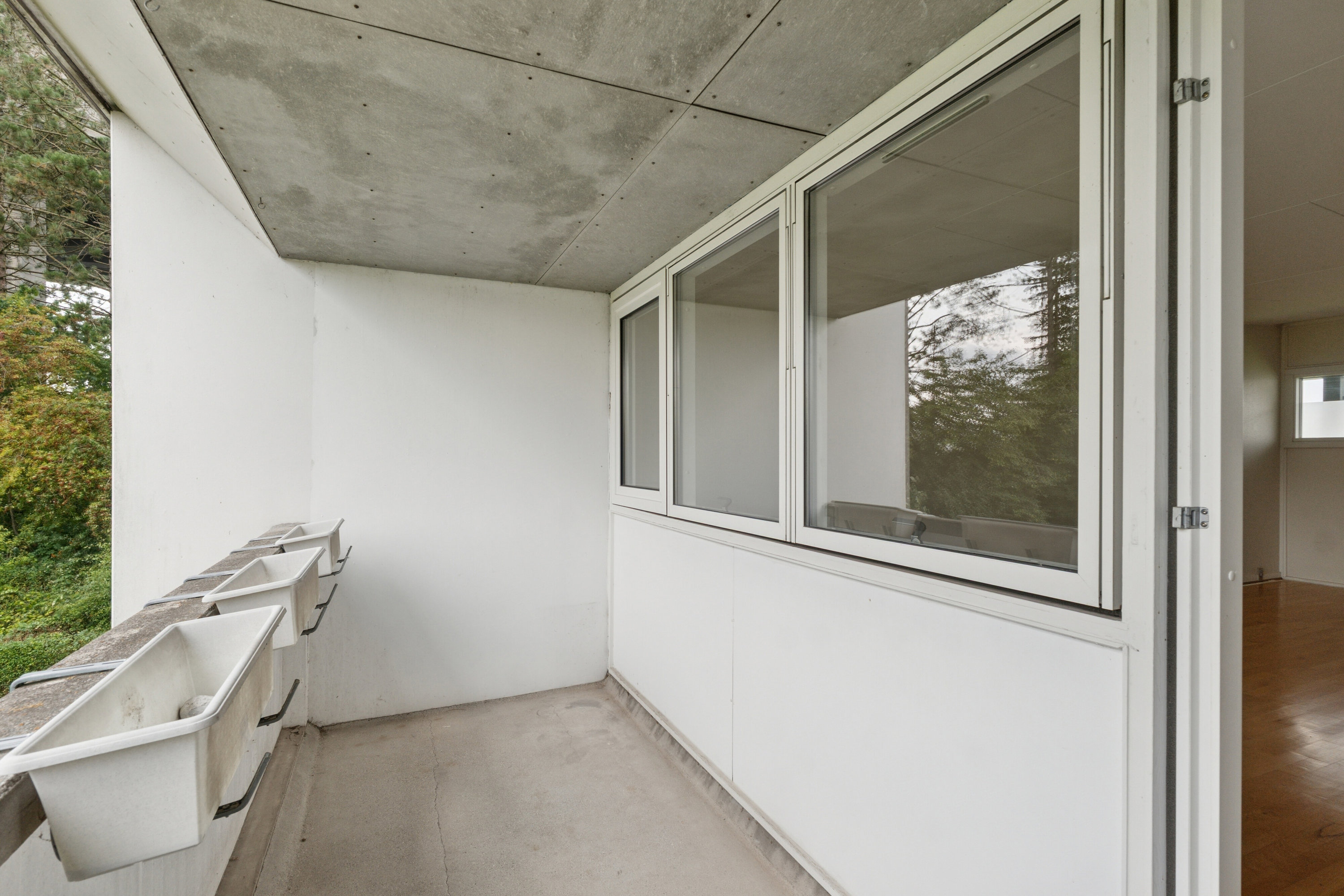 Fremhævet altan billede i fuldskærmstilstand. Billede af Dommervænget 4E, 1. 4., 4000 Roskilde