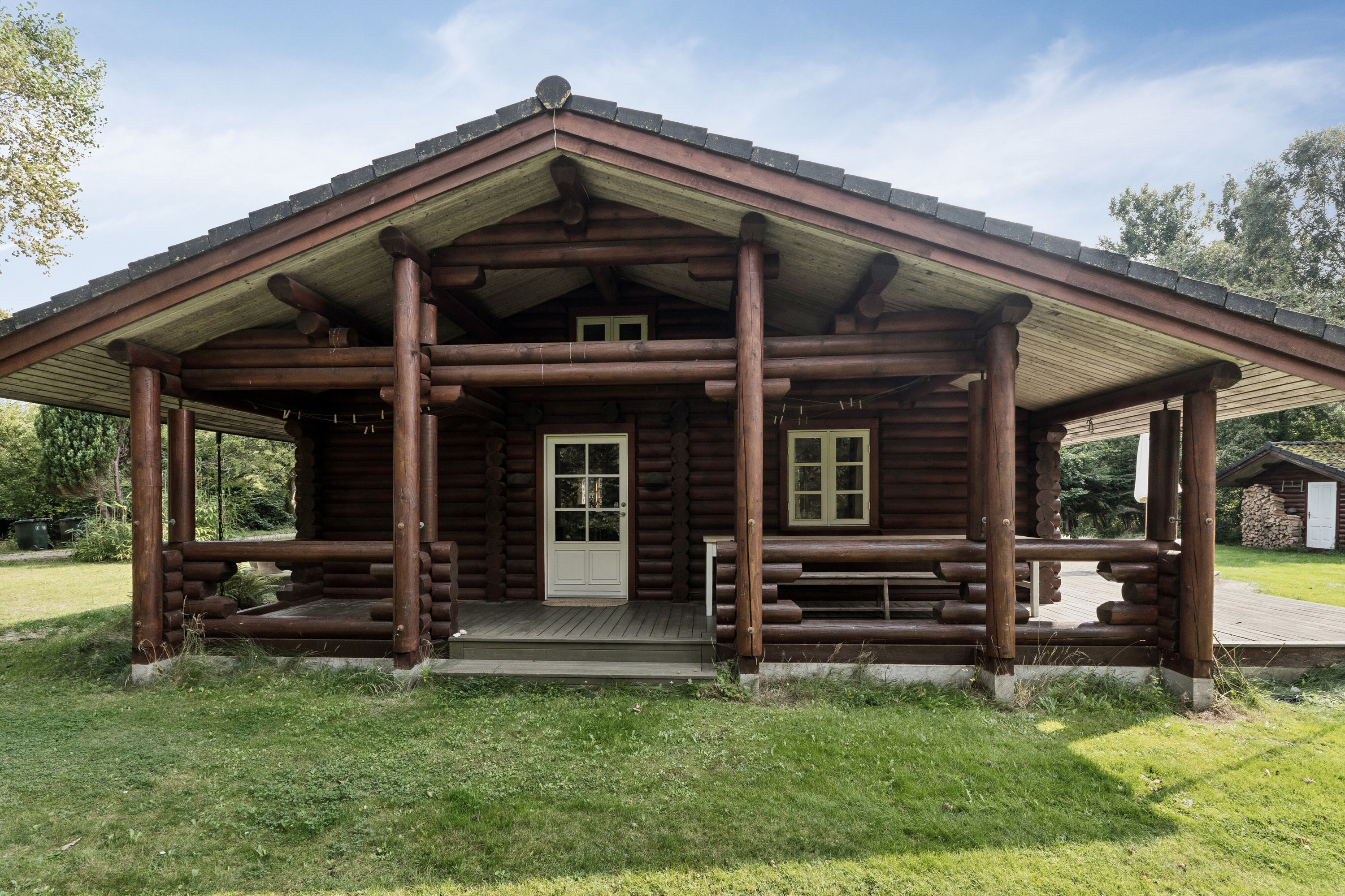 Fremhævet facade billede i fuldskærmstilstand. Billede af Spurvevej 19, Ellinge Lyng, 4560 Vig