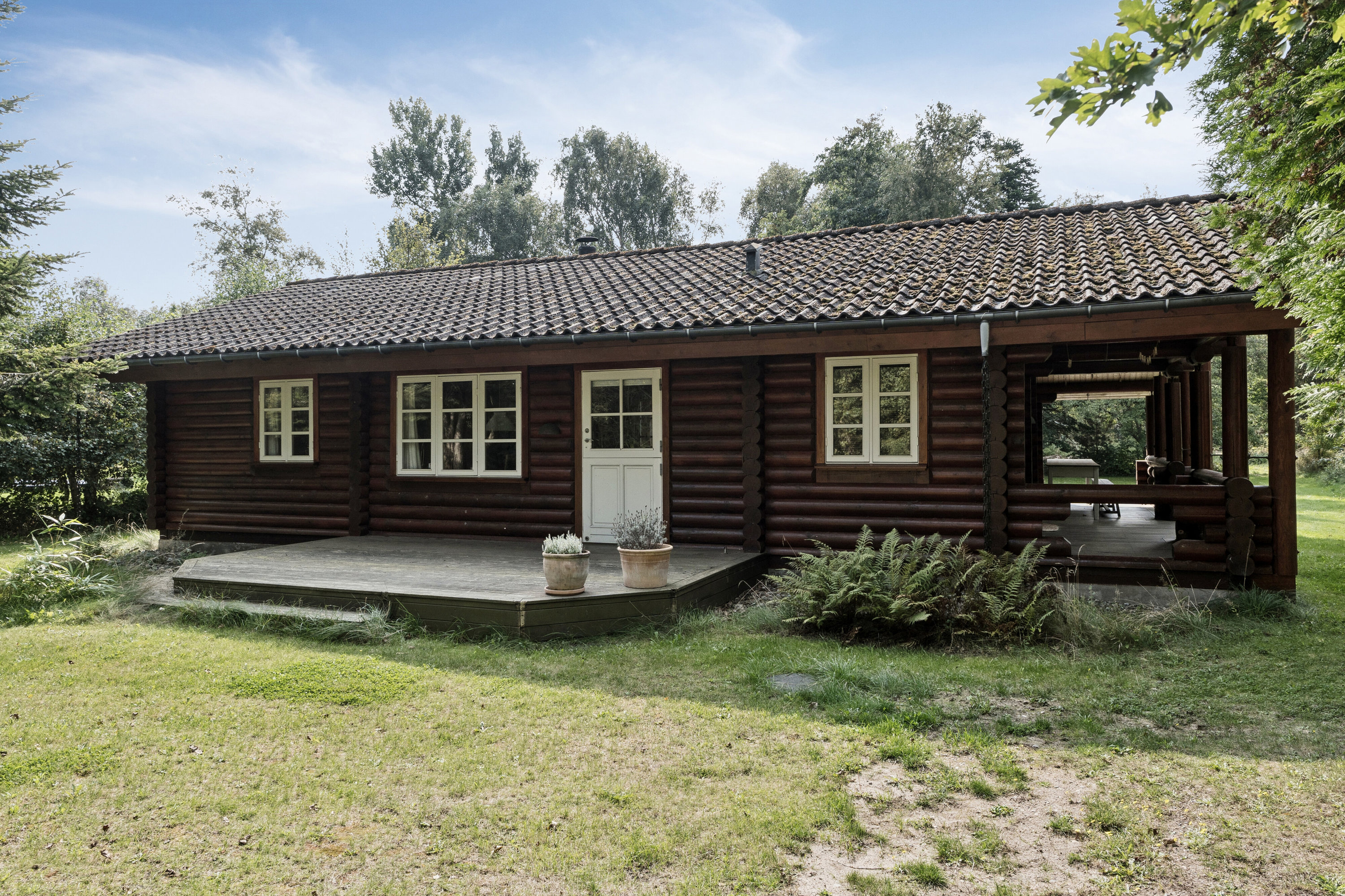 Miniaturebillede 2: set fra haven. Billede af Spurvevej 19, Ellinge Lyng, 4560 Vig