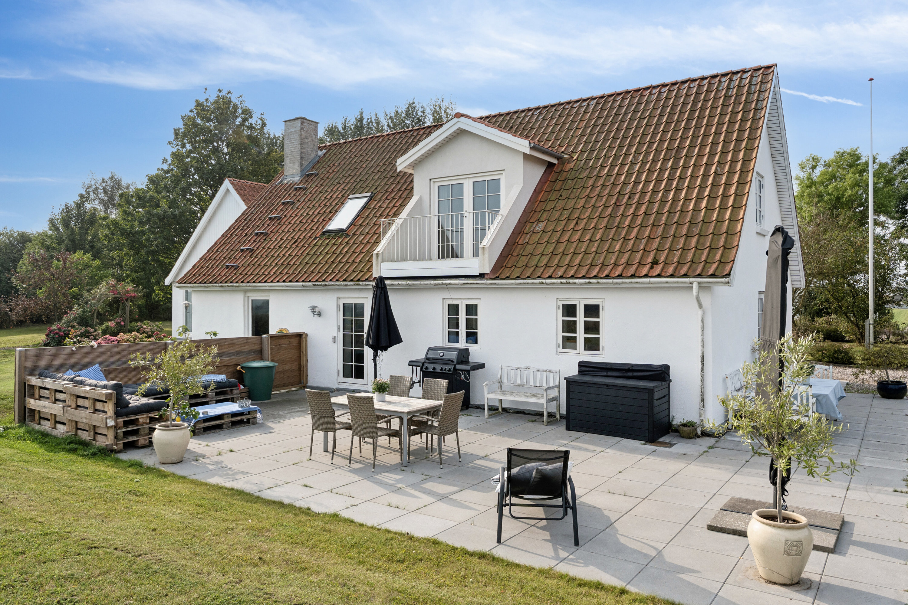 Fremhævet set fra haven lejlighed billede i fuldskærmstilstand. Billede af Stenbjergvej 8, 4550 Asnæs