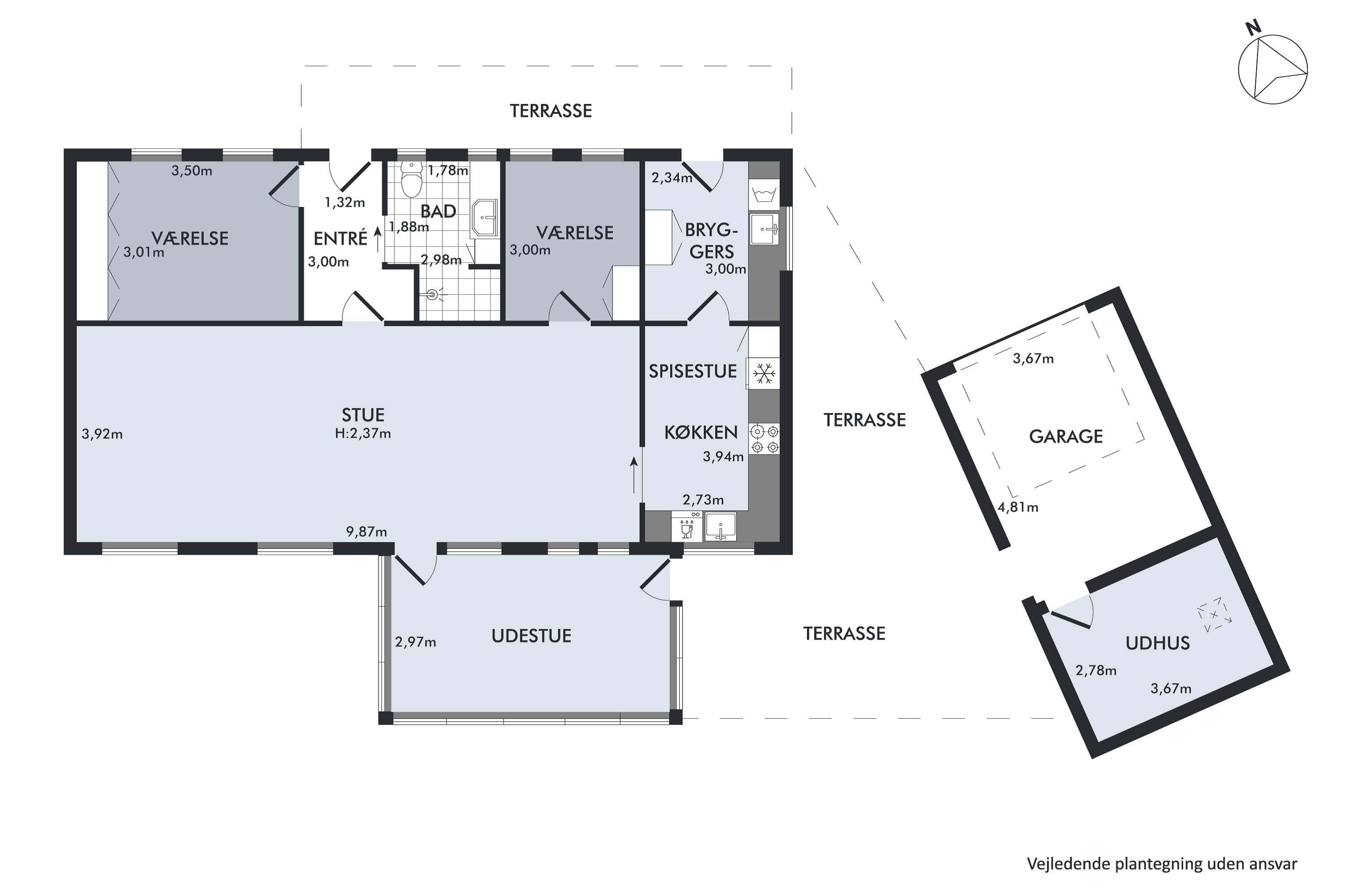 Plantegninger billede af Pilevænget 29, 8961 Allingåbro
