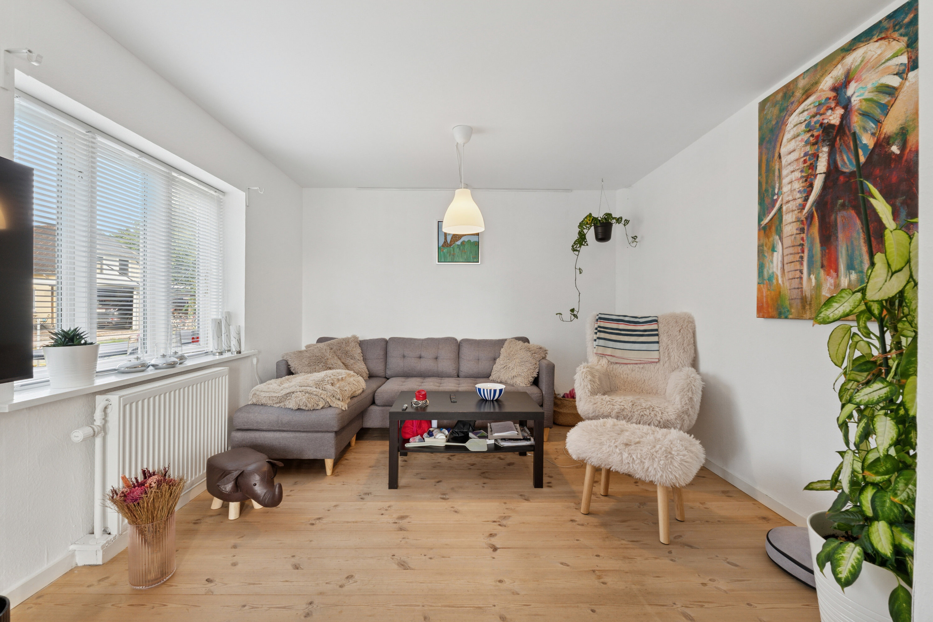 Fremhævet stue billede i fuldskærmstilstand. Billede af Sdr. Højrupvejen 112, Søllinge, 5750 Ringe