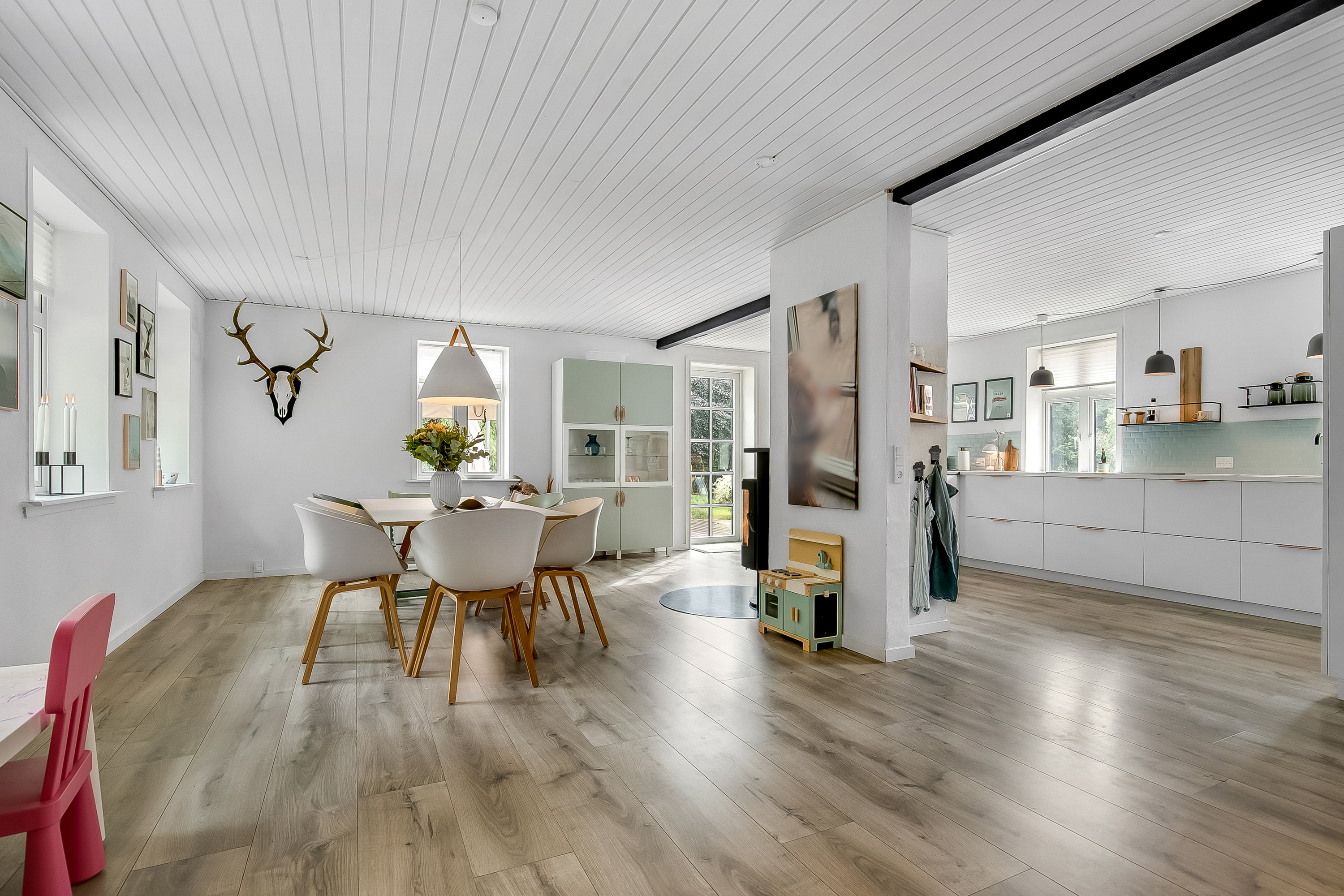 Miniaturebillede 1: stue. Billede af Koldingvej 86, Vester Nebel, 6040 Egtved