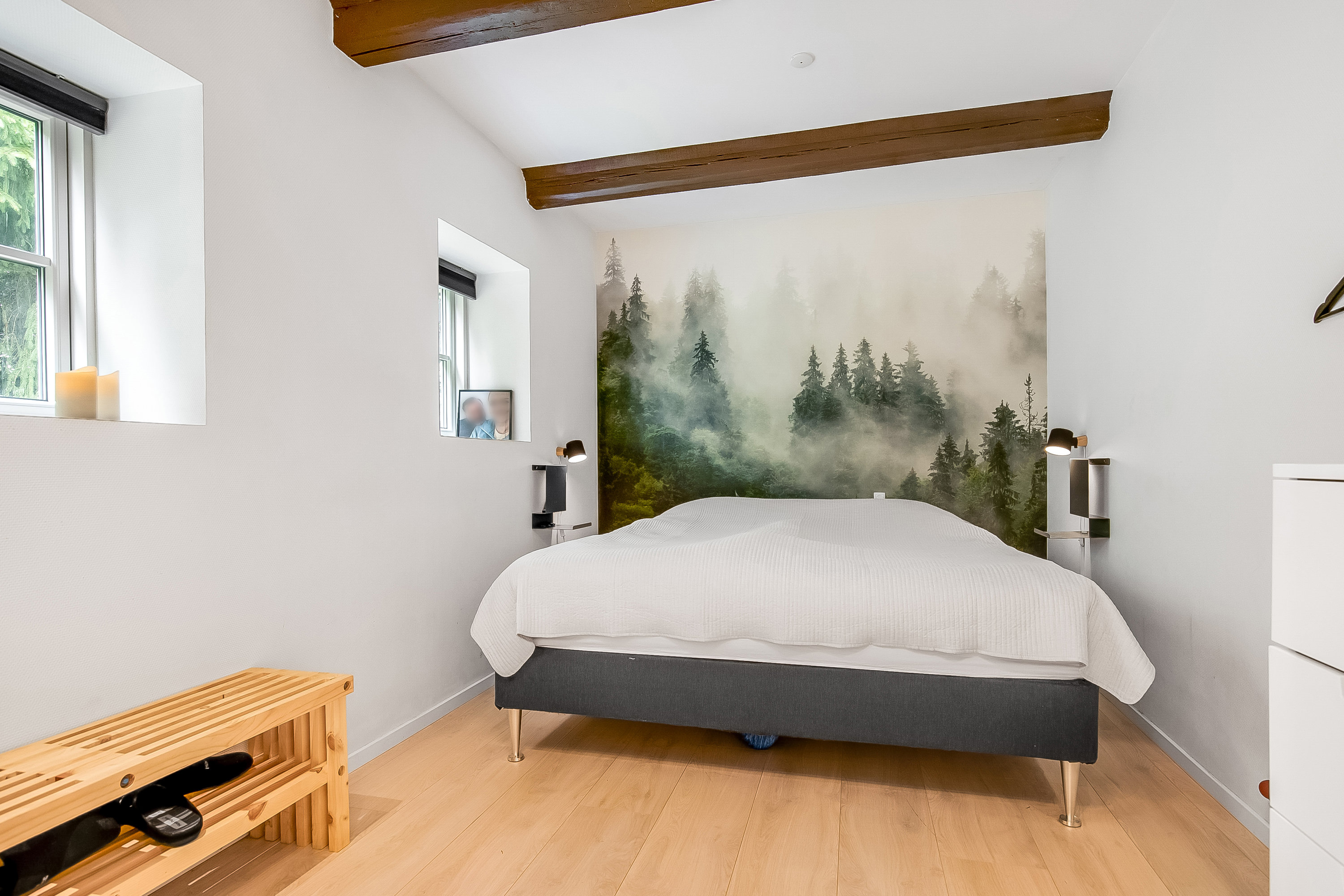 Fremhævet soveværelse billede i fuldskærmstilstand. Billede af Koldingvej 86, Vester Nebel, 6040 Egtved