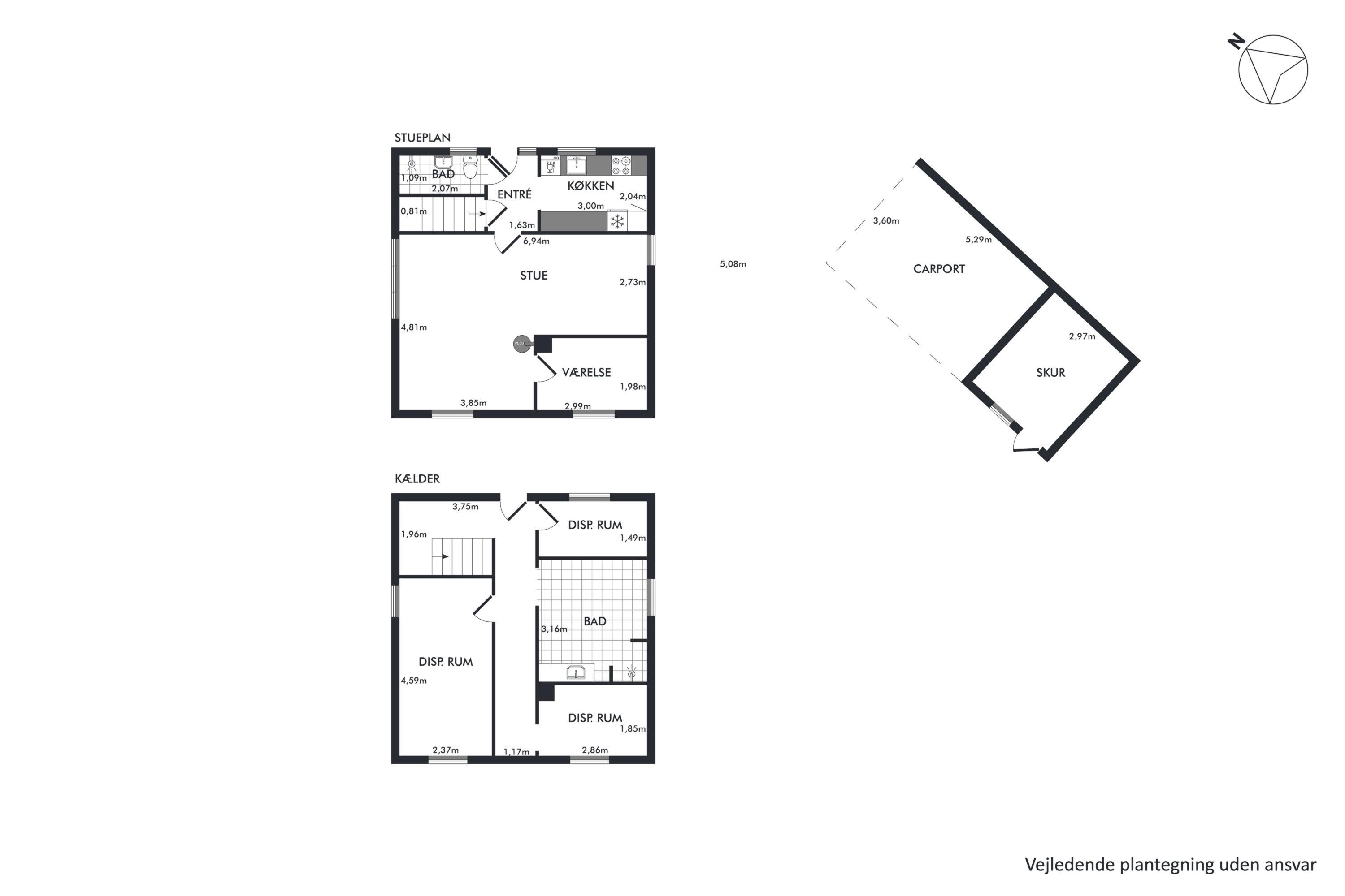 Plantegninger billede af Fjordvej 7, 8832 Skals